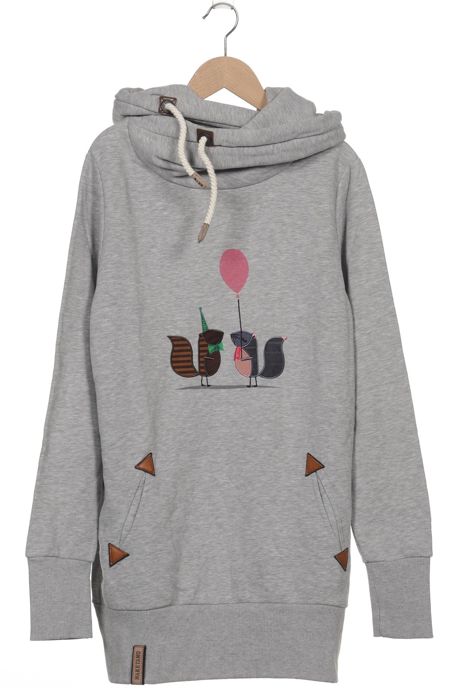 

Naketano Damen Kapuzenpullover, grau, Gr. 44