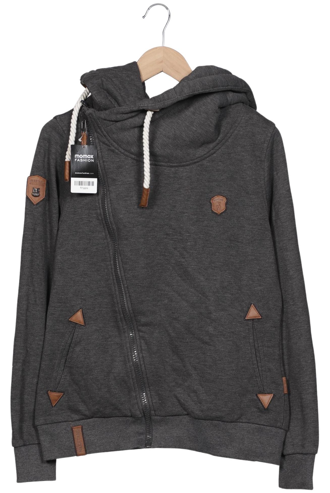 

Naketano Damen Kapuzenpullover, grau, Gr. 42