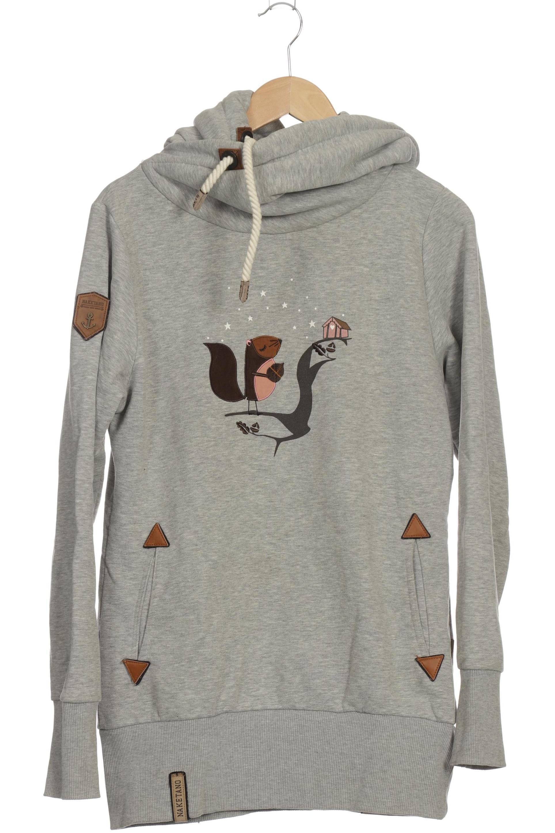 

Naketano Damen Kapuzenpullover, grau, Gr.