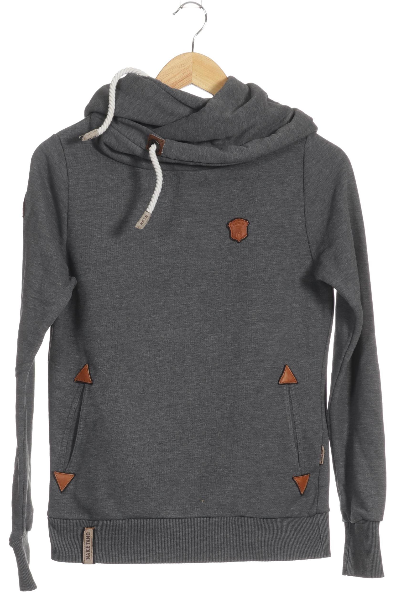 

Naketano Damen Kapuzenpullover, grau, Gr. 36