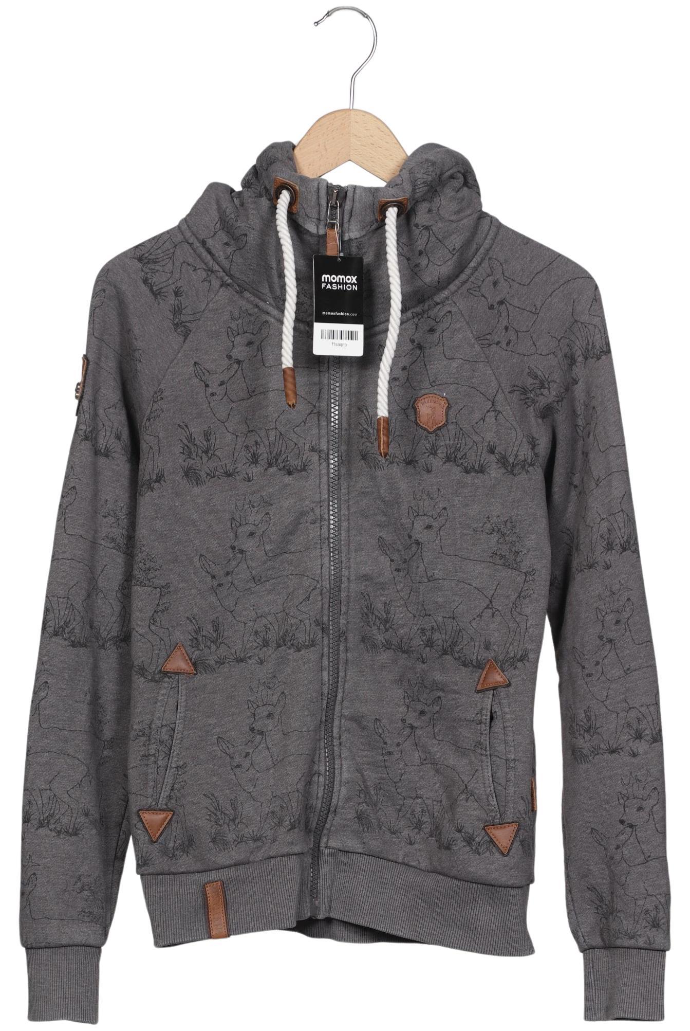 

Naketano Damen Kapuzenpullover, grau, Gr. 38