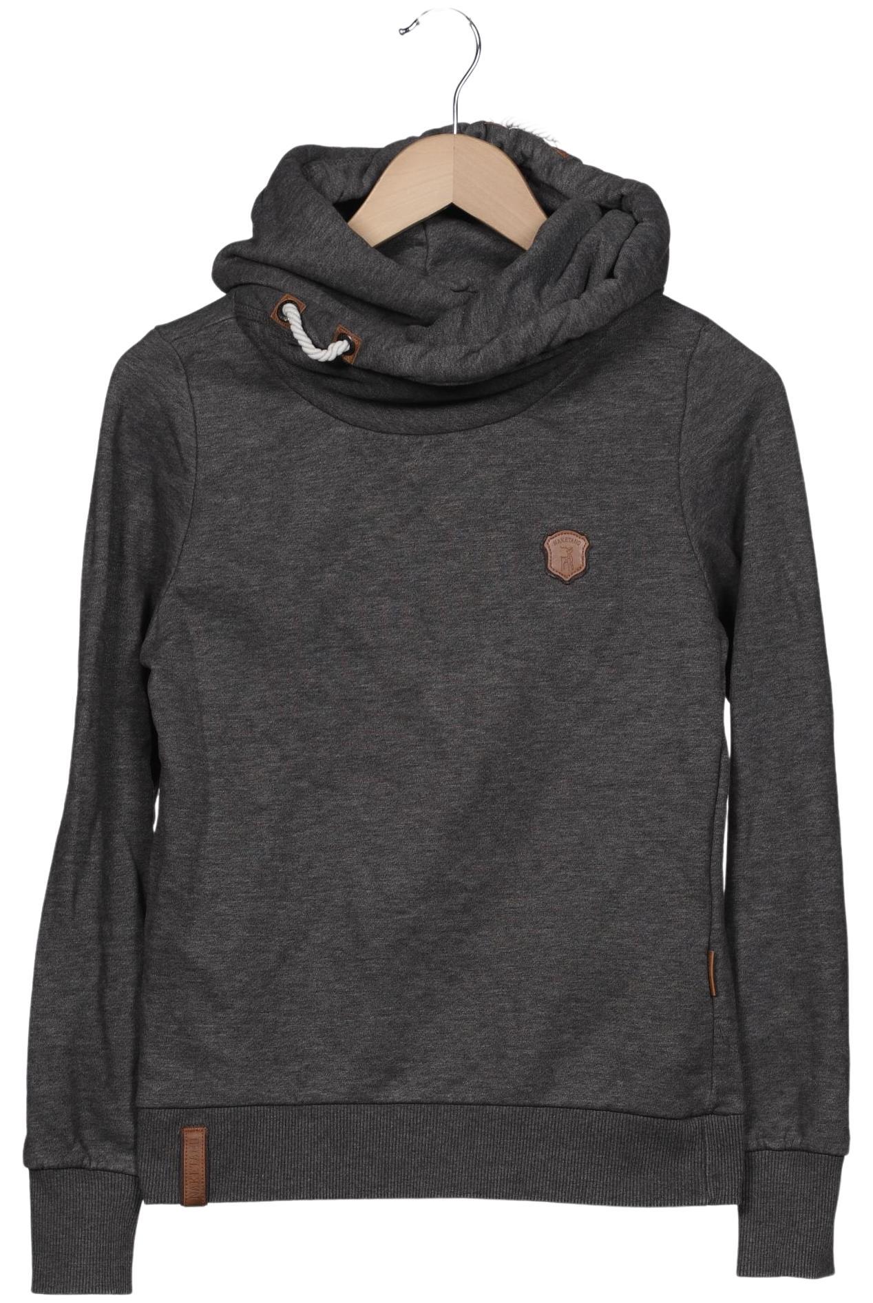 

Naketano Damen Kapuzenpullover, grau, Gr. 36