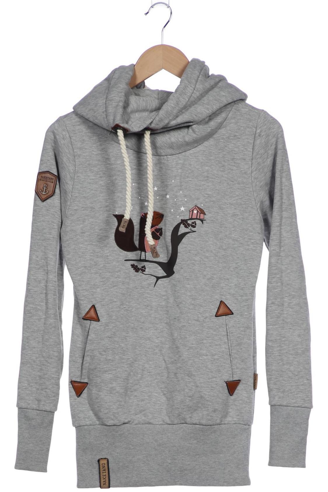 

Naketano Damen Kapuzenpullover, grau, Gr. 36
