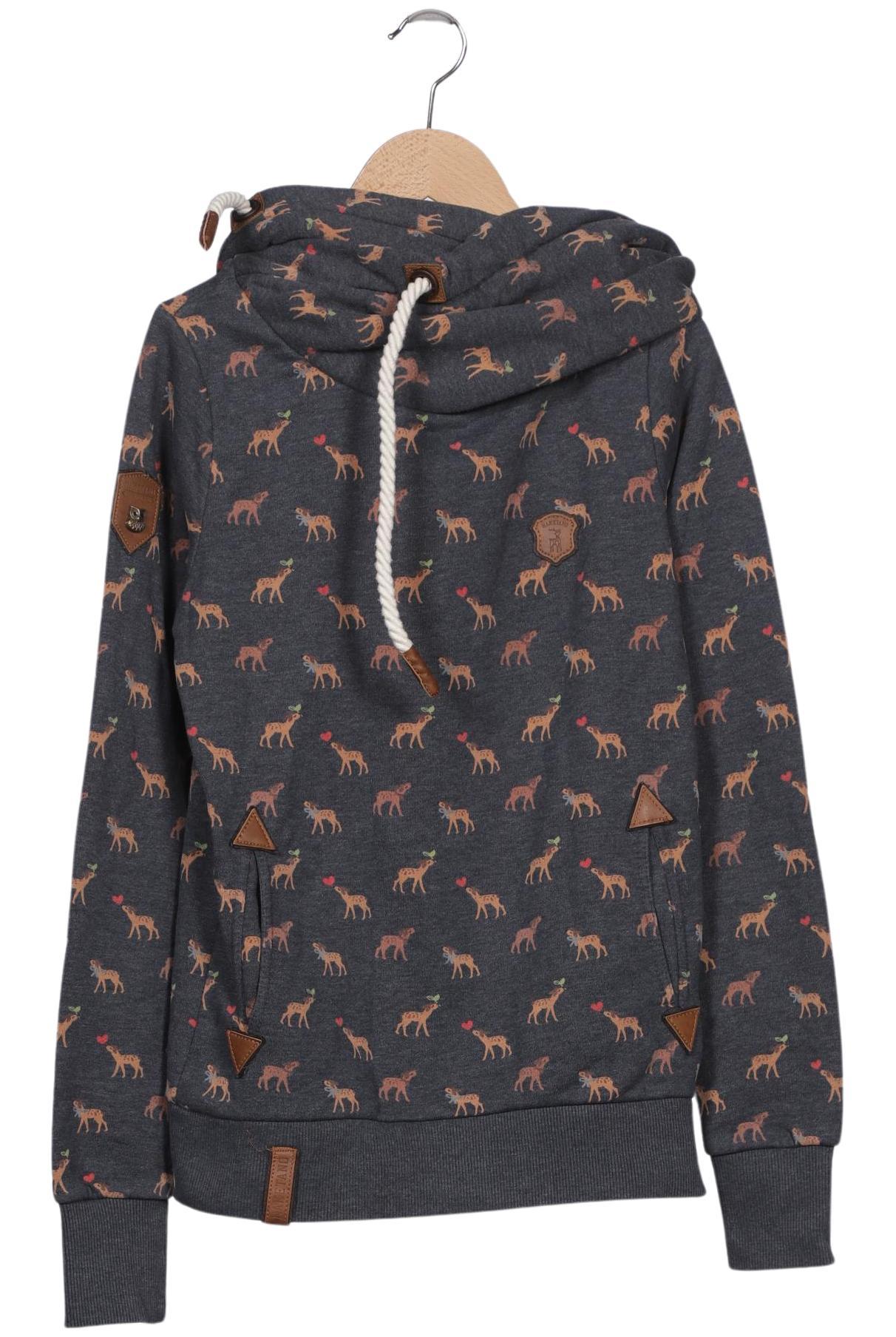 

Naketano Damen Kapuzenpullover, grau, Gr. 36