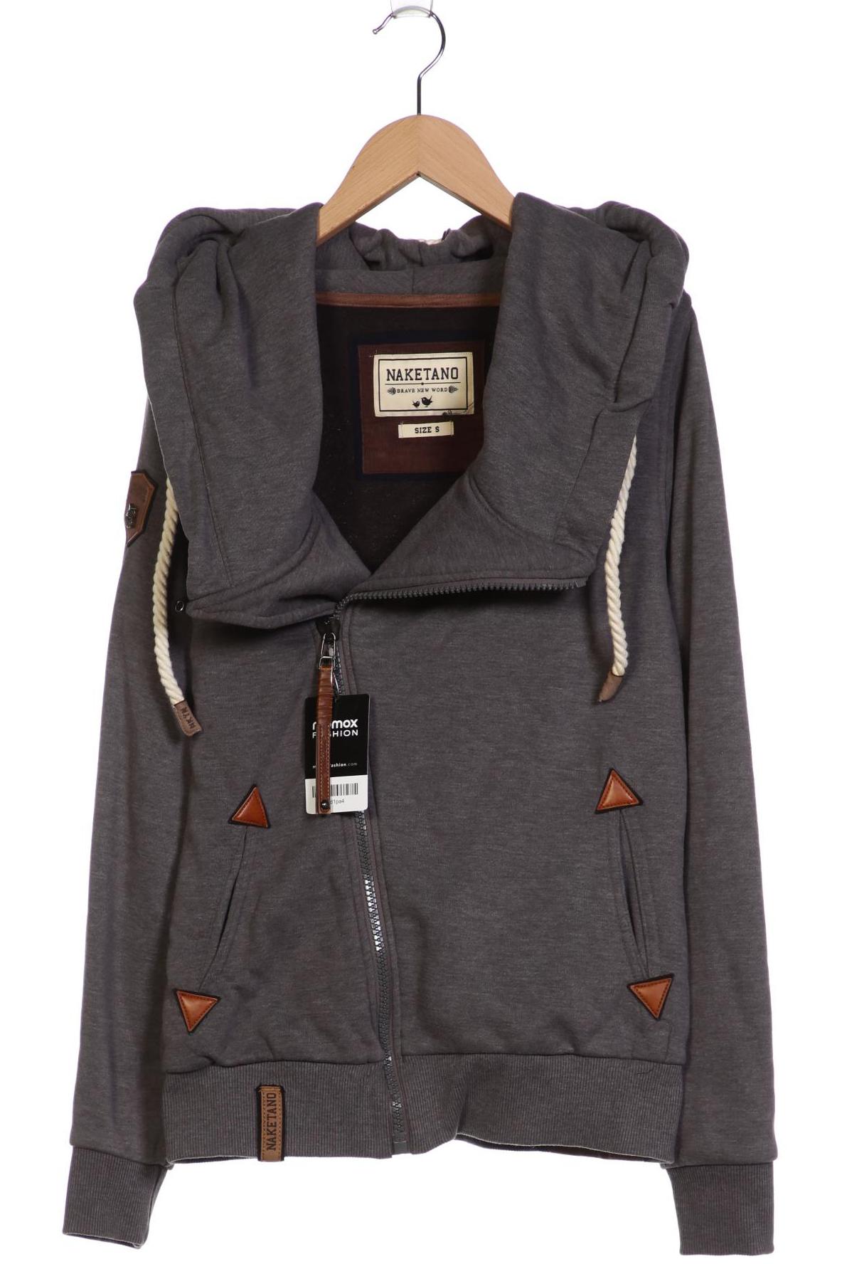 

Naketano Damen Kapuzenpullover, grau, Gr. 36