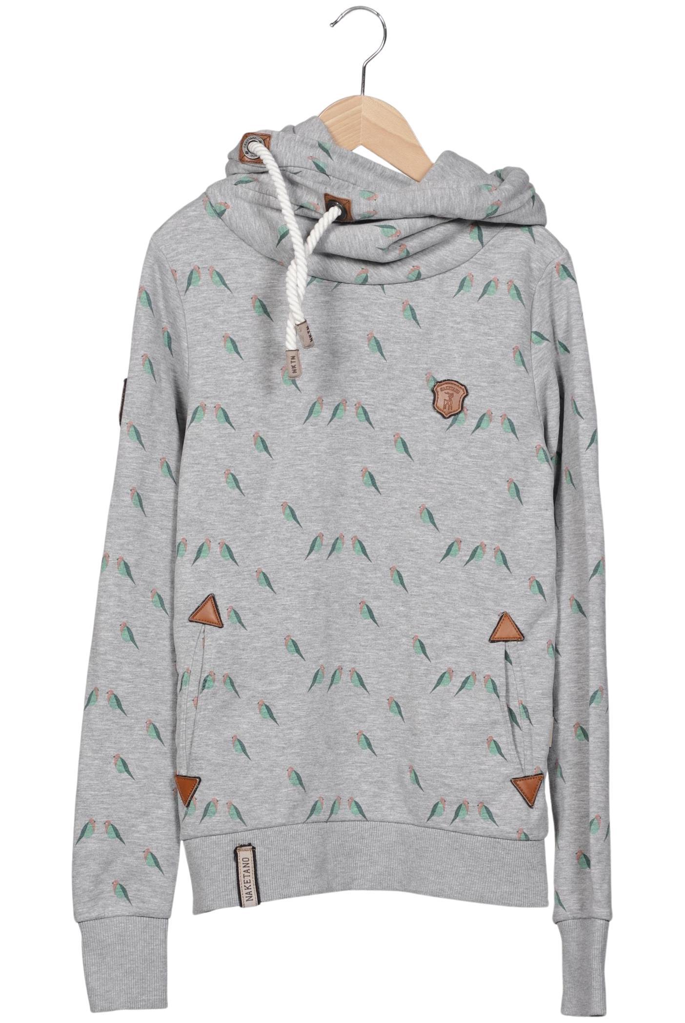 

Naketano Damen Kapuzenpullover, grau, Gr. 36