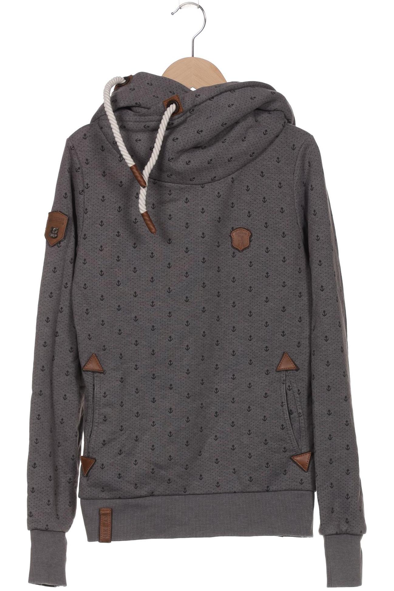 

Naketano Damen Kapuzenpullover, grau, Gr. 36