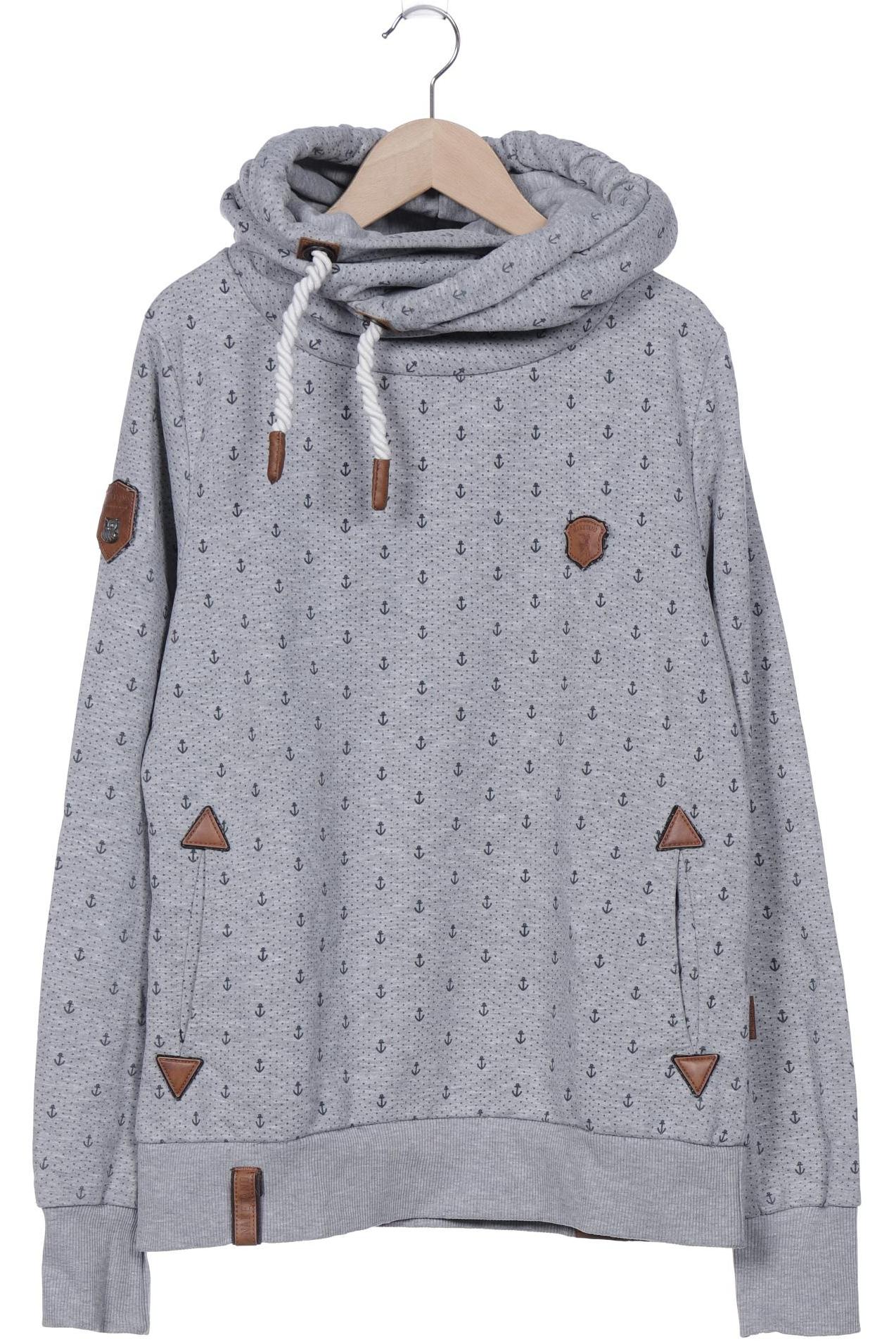 

Naketano Damen Kapuzenpullover, grau, Gr. 42