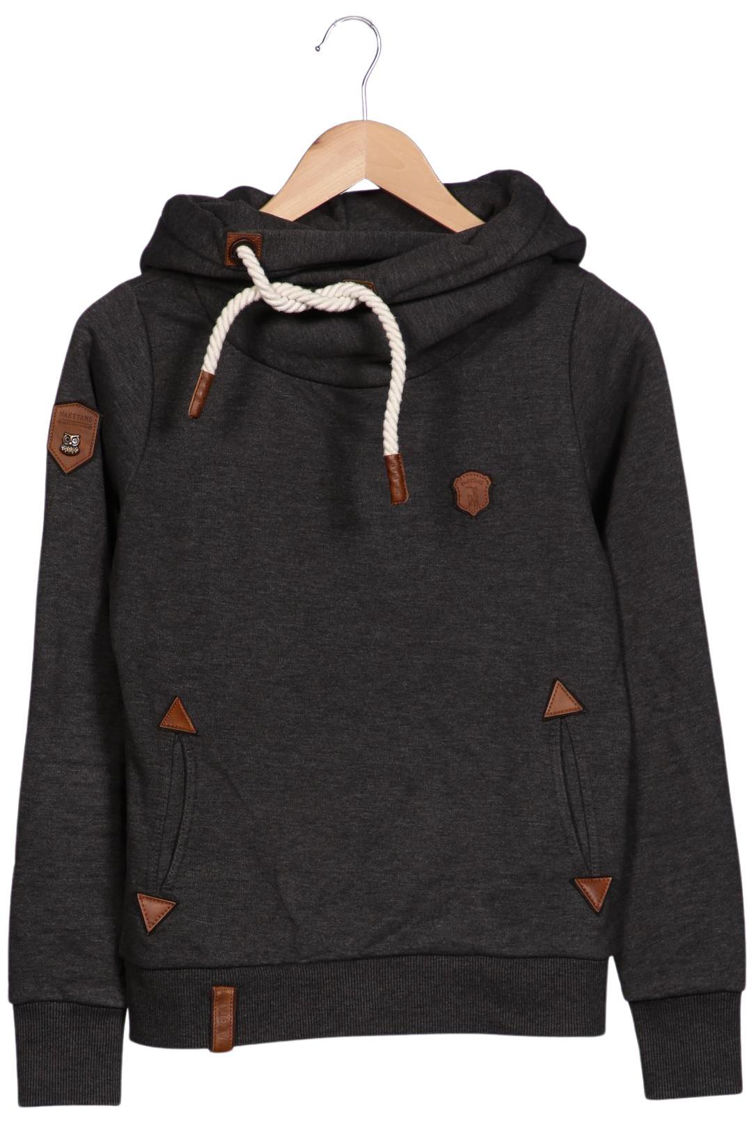 

Naketano Damen Kapuzenpullover, grau, Gr. 36