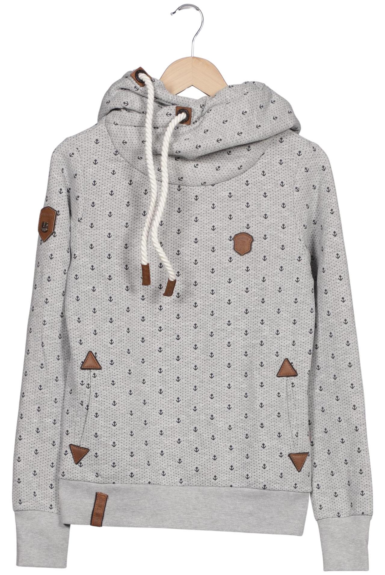 

Naketano Damen Kapuzenpullover, grau, Gr. 38