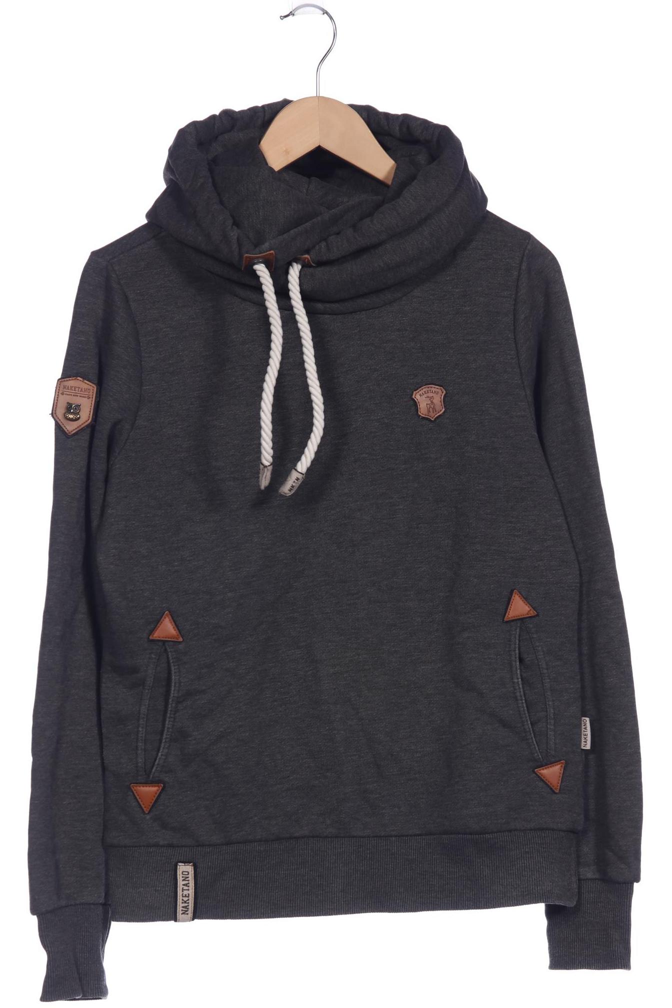 

Naketano Damen Kapuzenpullover, grau, Gr. 42