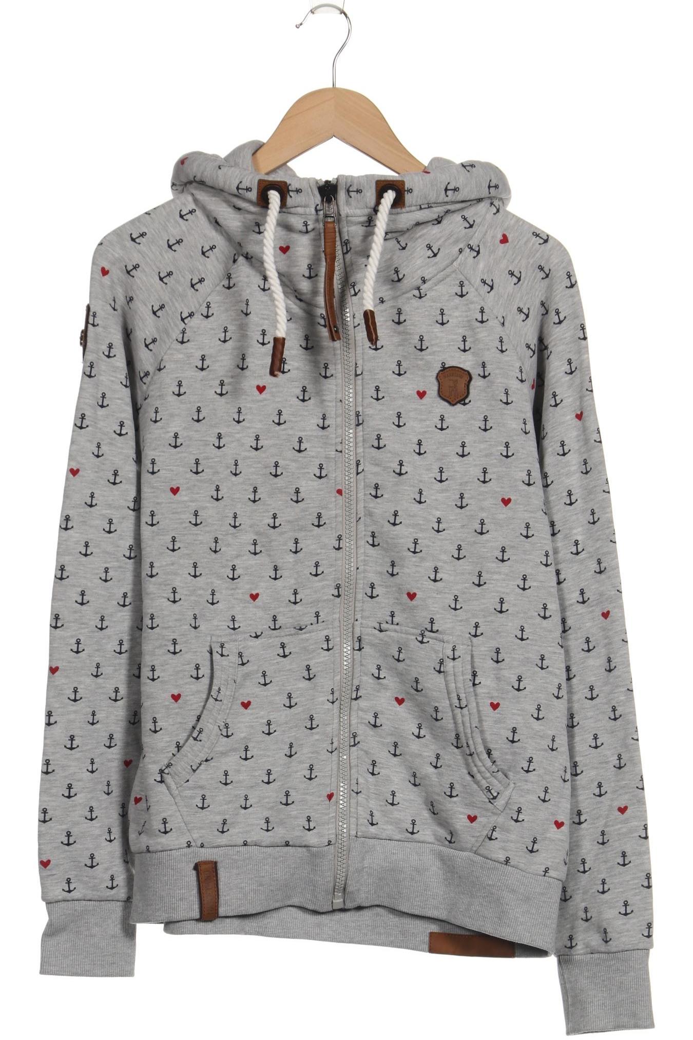 

Naketano Damen Kapuzenpullover, grau, Gr. 44