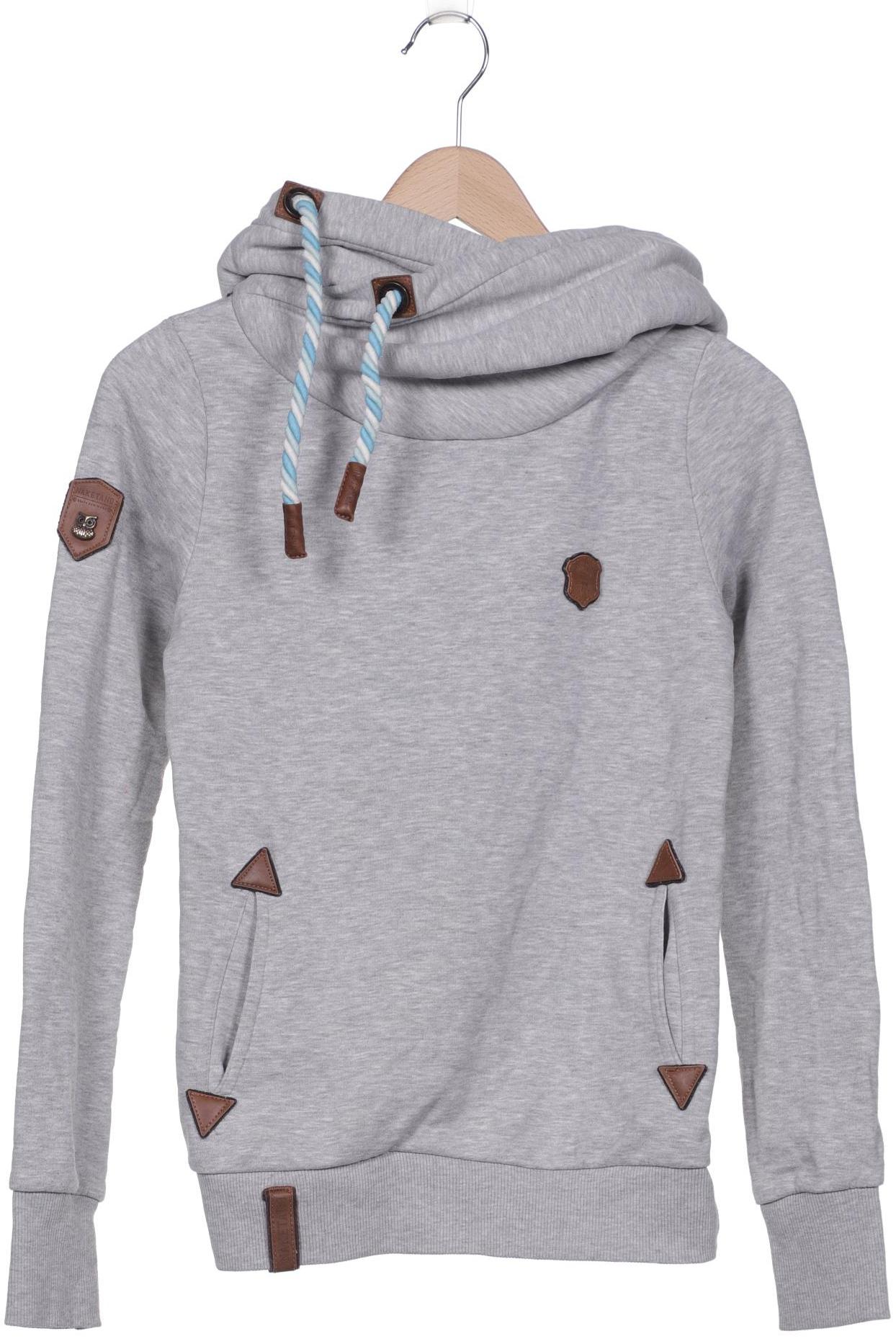 

Naketano Damen Kapuzenpullover, grau, Gr. 36