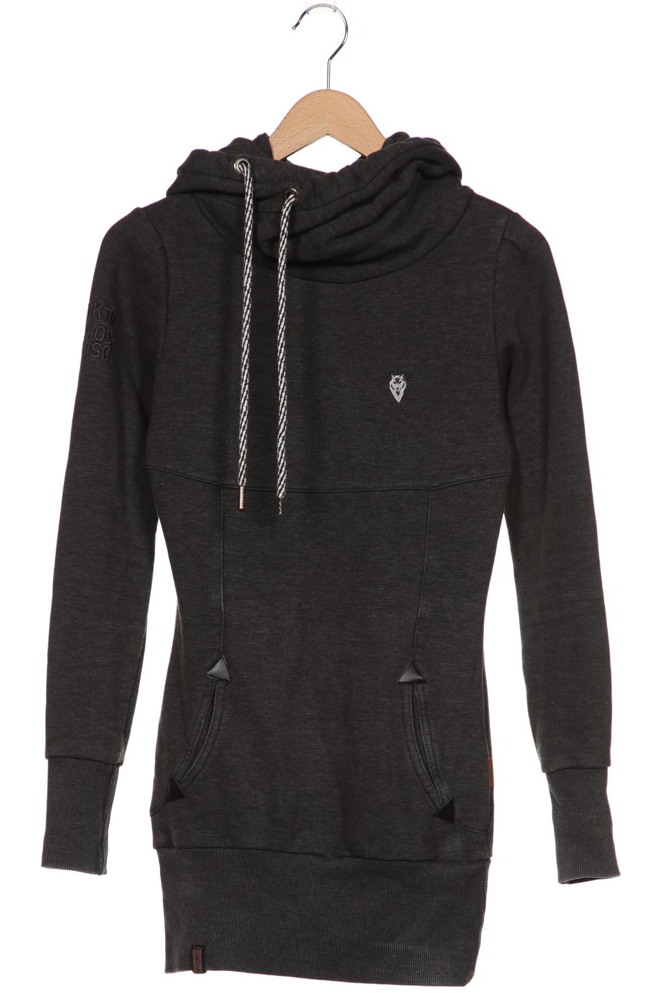 

Naketano Damen Kapuzenpullover, grau, Gr. 34