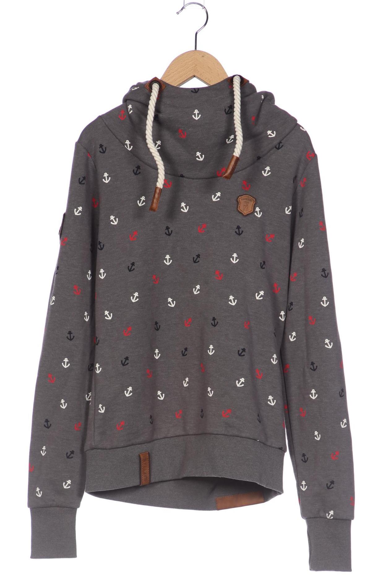 

Naketano Damen Kapuzenpullover, grau, Gr. 36