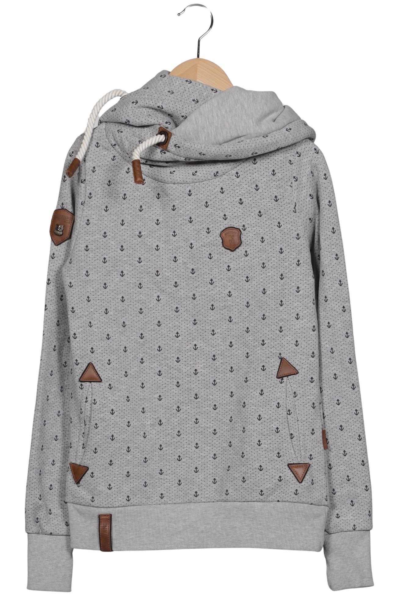

Naketano Damen Kapuzenpullover, grau, Gr. 36