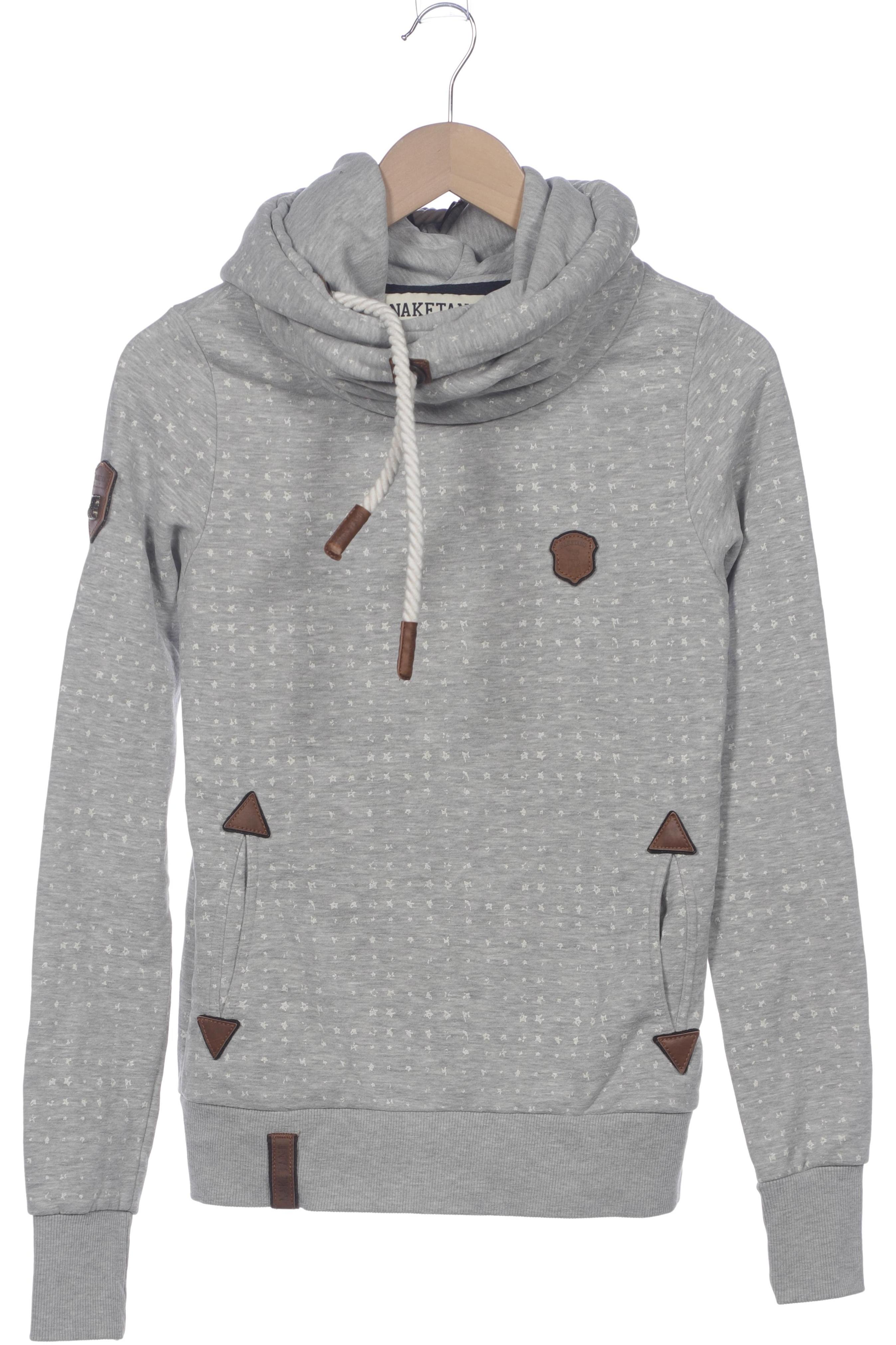 

Naketano Damen Kapuzenpullover, grau, Gr. 36