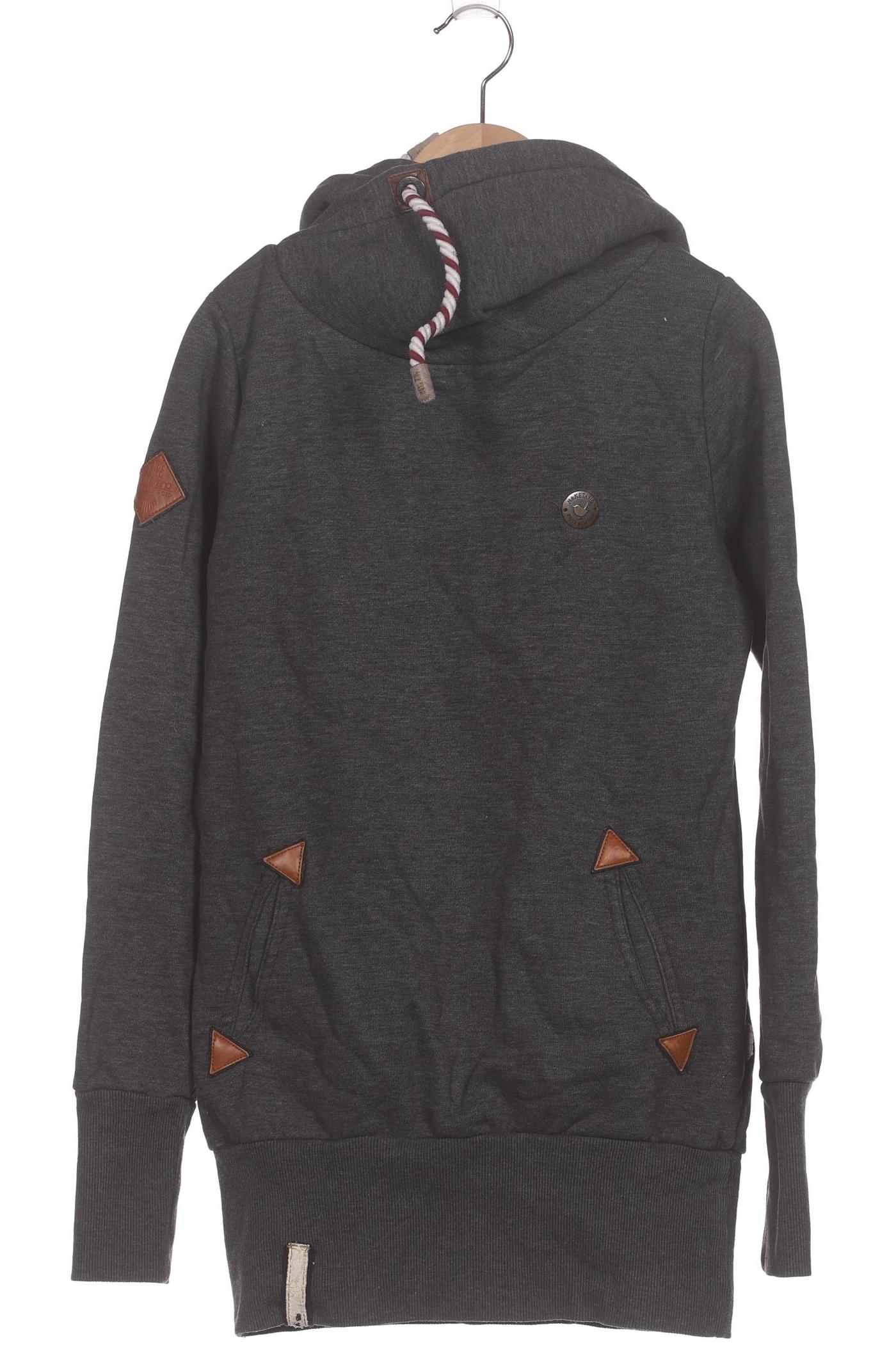 

Naketano Damen Kapuzenpullover, grau, Gr. 34