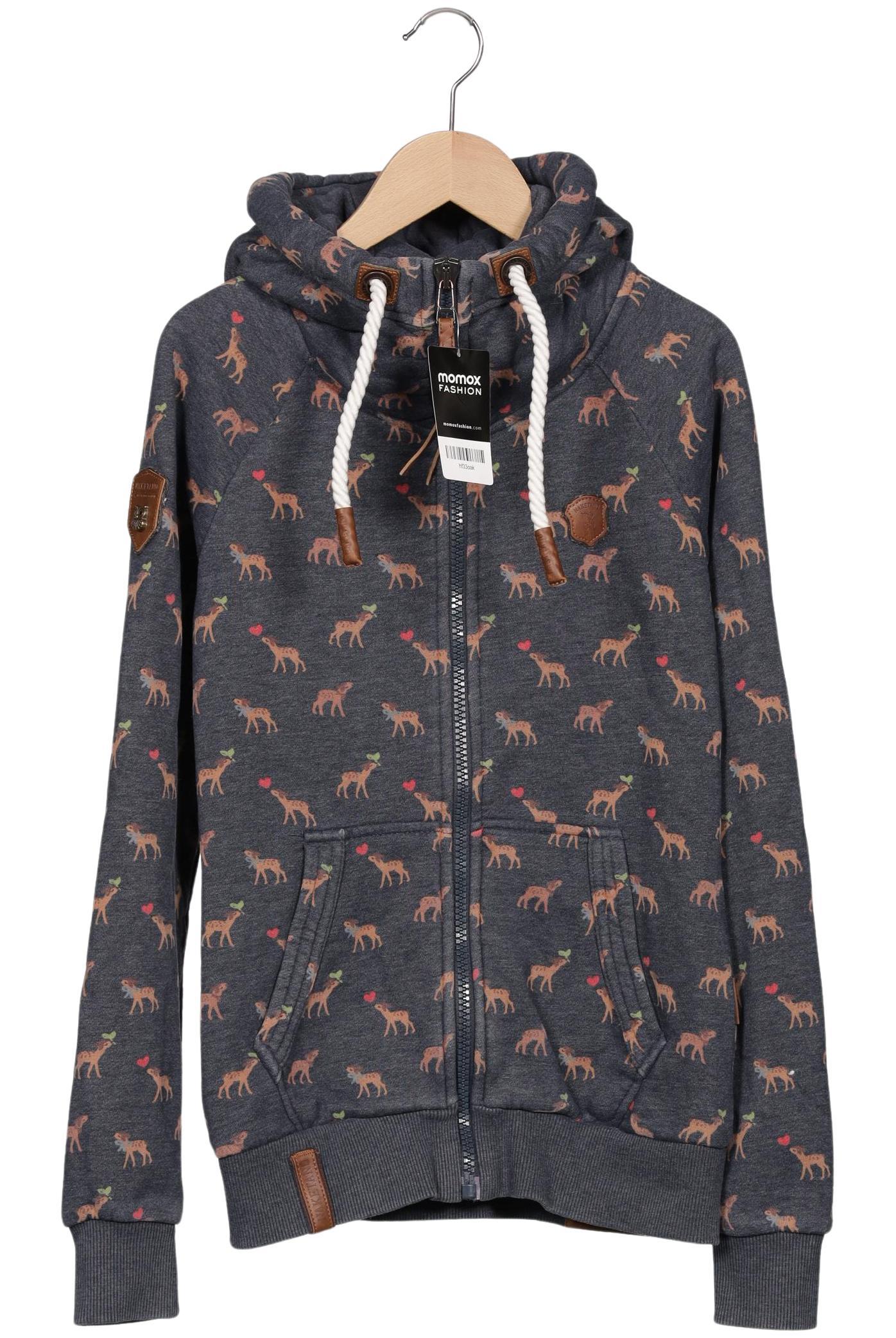 

Naketano Damen Kapuzenpullover, grau, Gr. 36