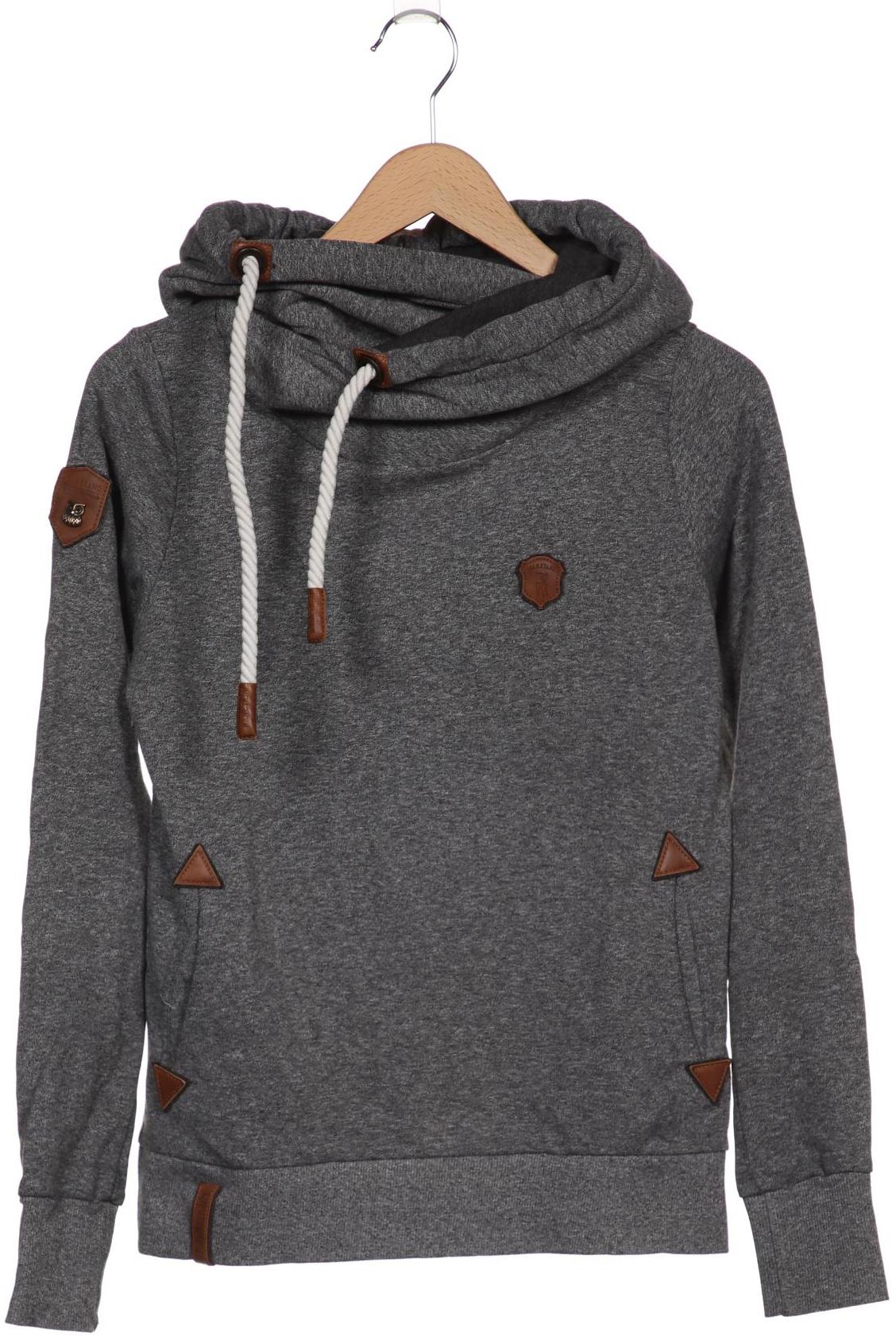 

Naketano Damen Kapuzenpullover, grau, Gr. 38