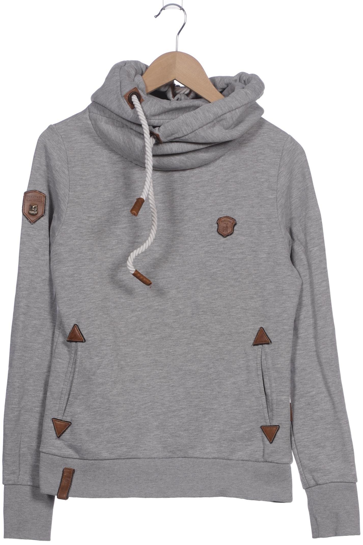

Naketano Damen Kapuzenpullover, grau, Gr. 38