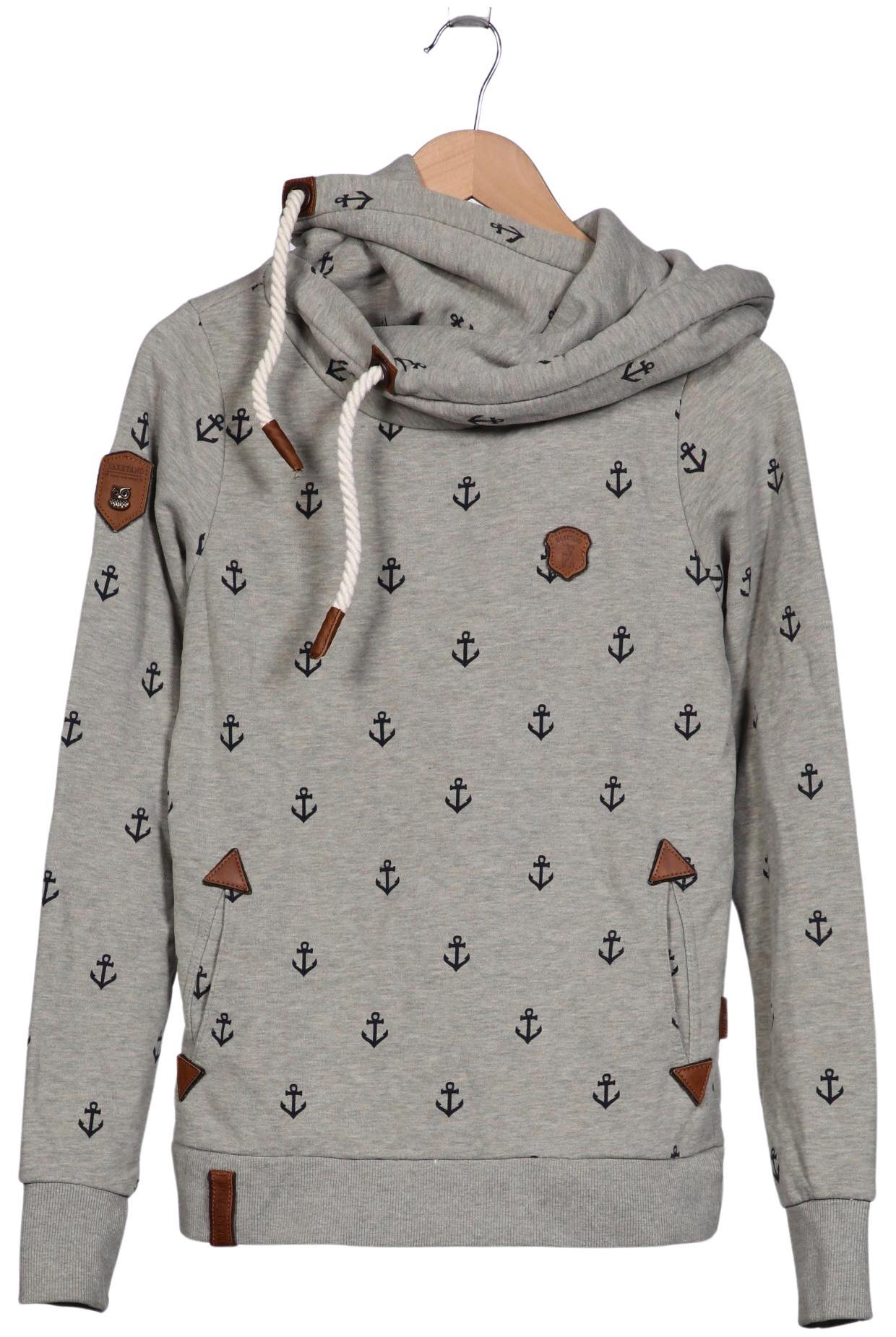 

Naketano Damen Kapuzenpullover, grau, Gr. 38