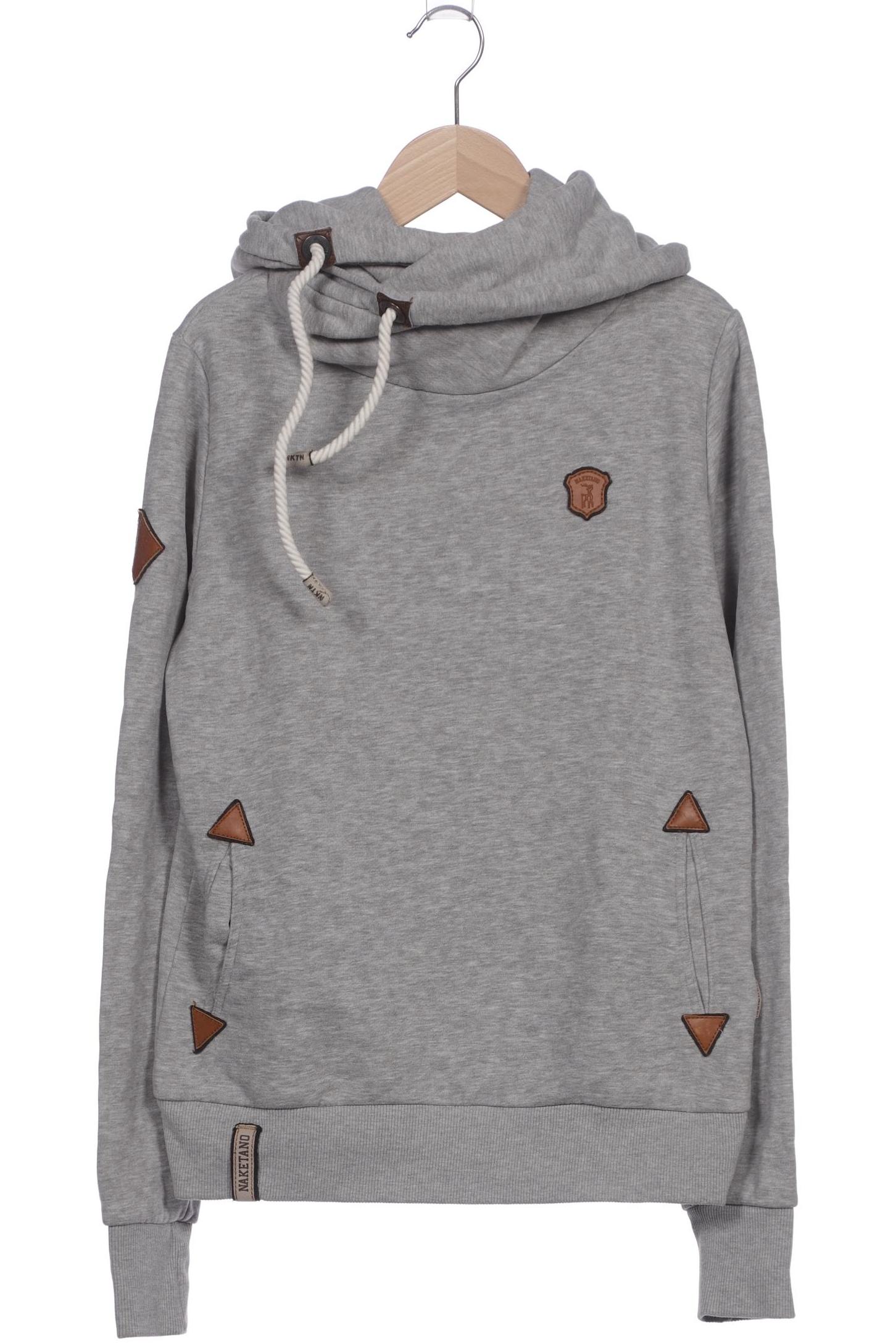 

Naketano Damen Kapuzenpullover, grau, Gr. 38