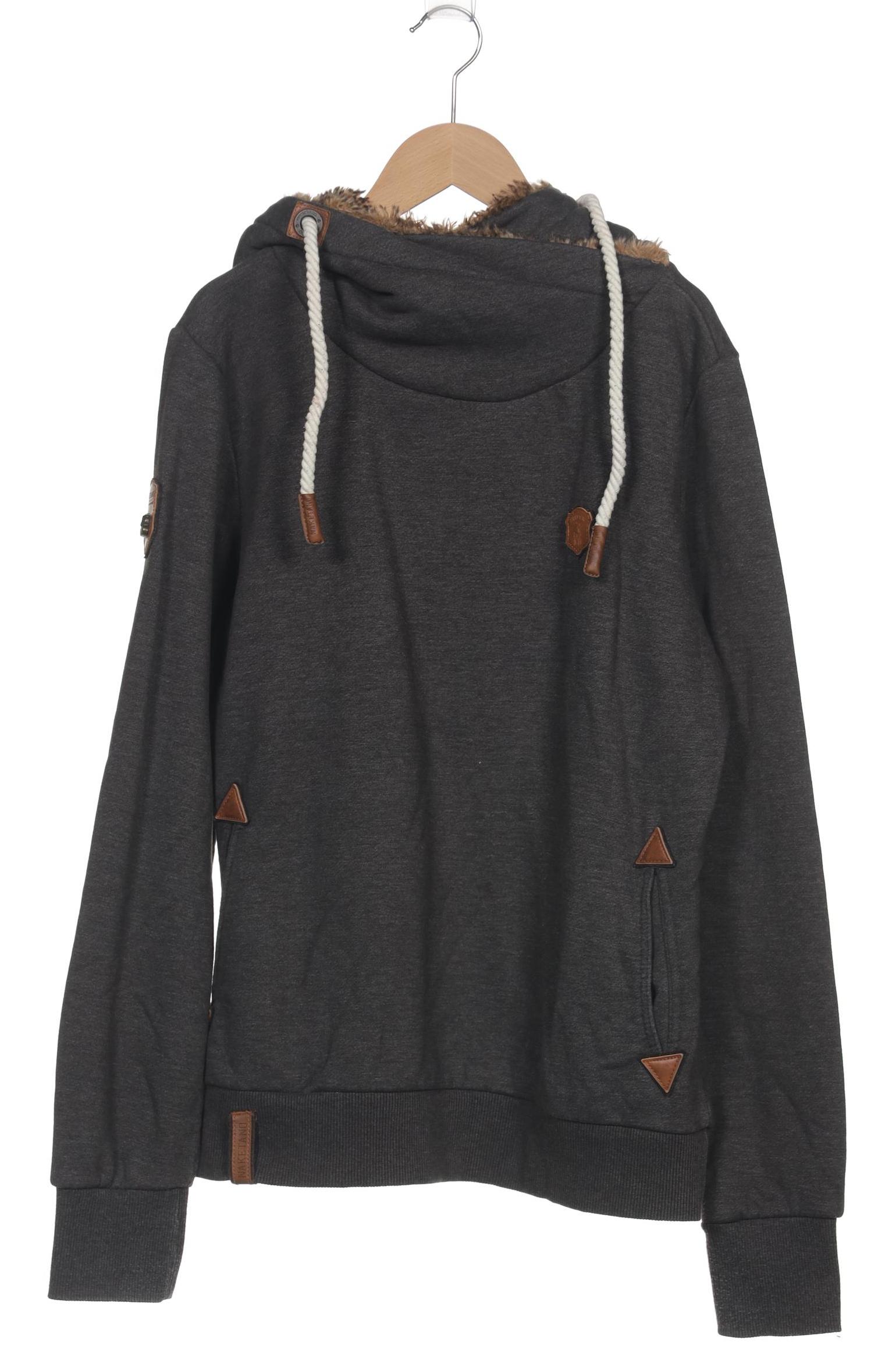 

Naketano Damen Kapuzenpullover, grau, Gr. 44