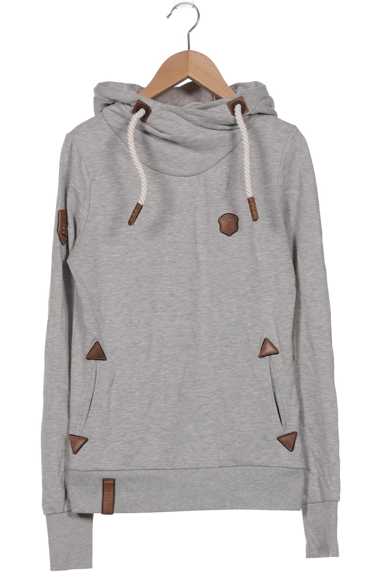 

Naketano Damen Kapuzenpullover, grau, Gr. 34