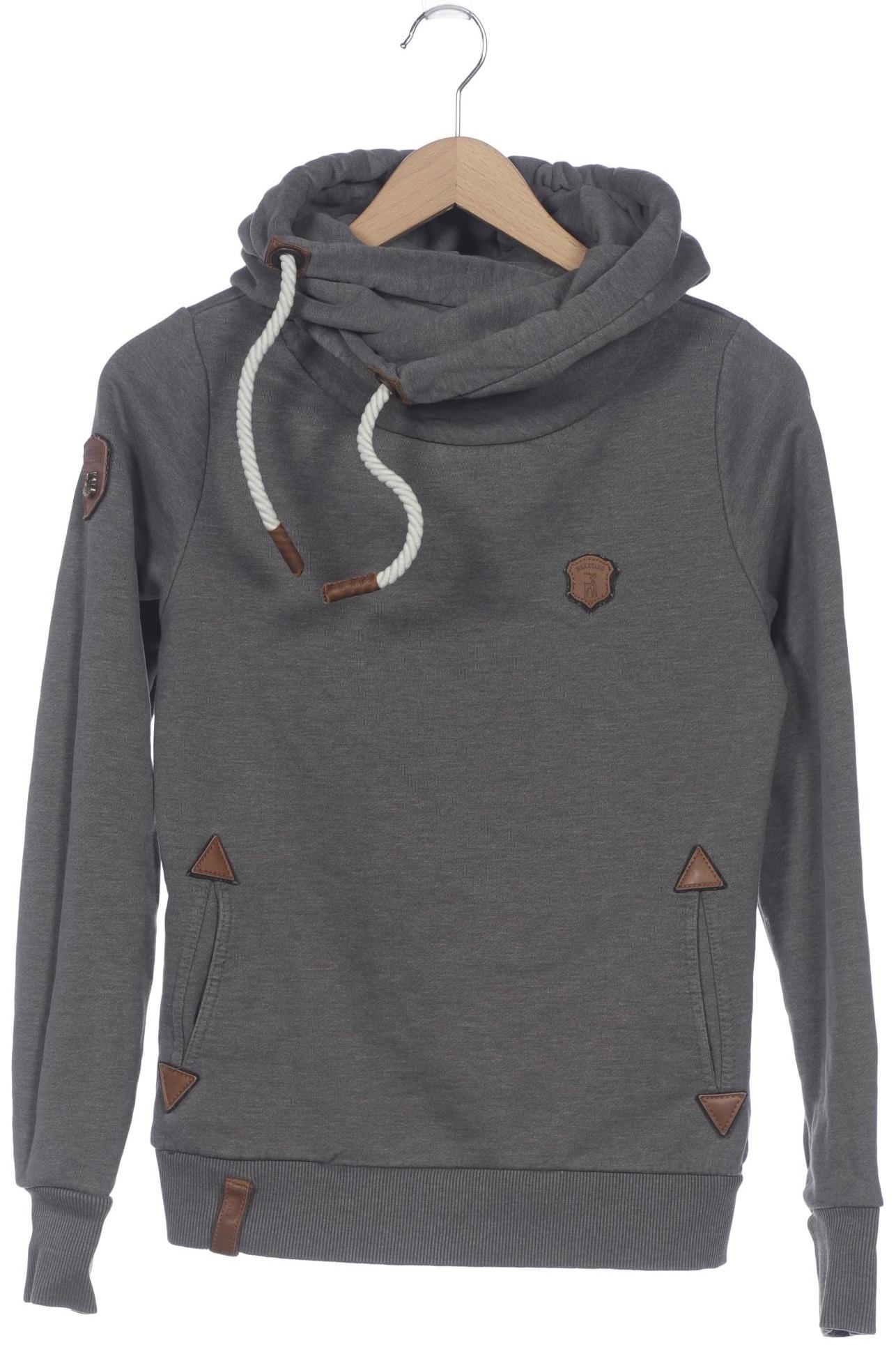 

Naketano Damen Kapuzenpullover, grau, Gr. 38