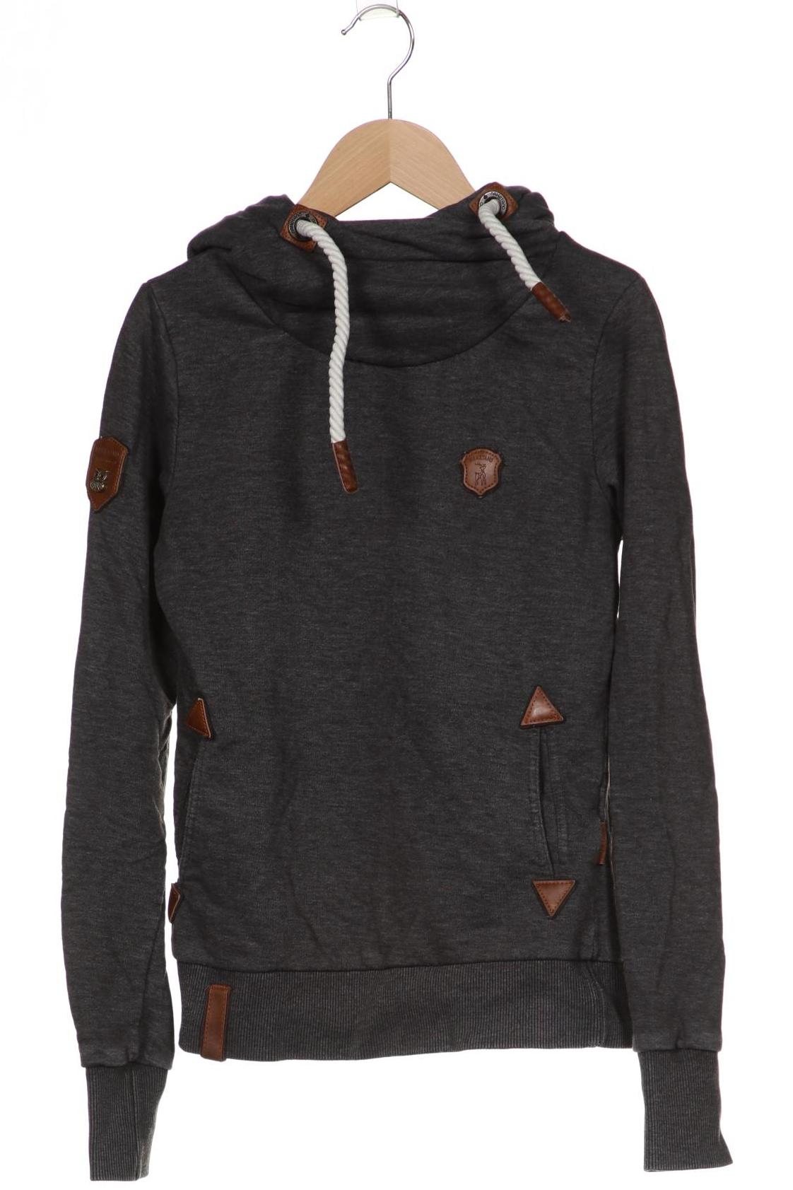 

Naketano Damen Kapuzenpullover, grau, Gr. 34