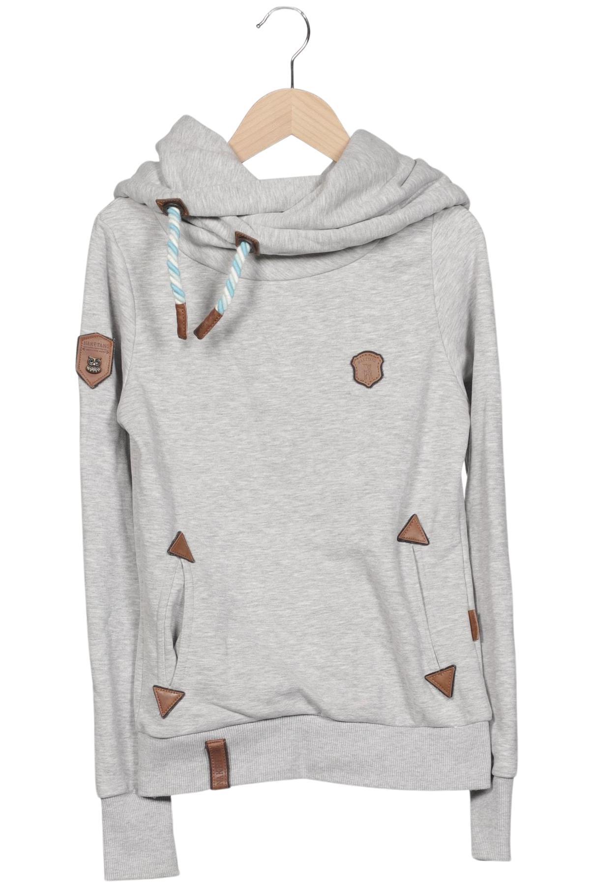 

Naketano Damen Kapuzenpullover, grau, Gr. 34