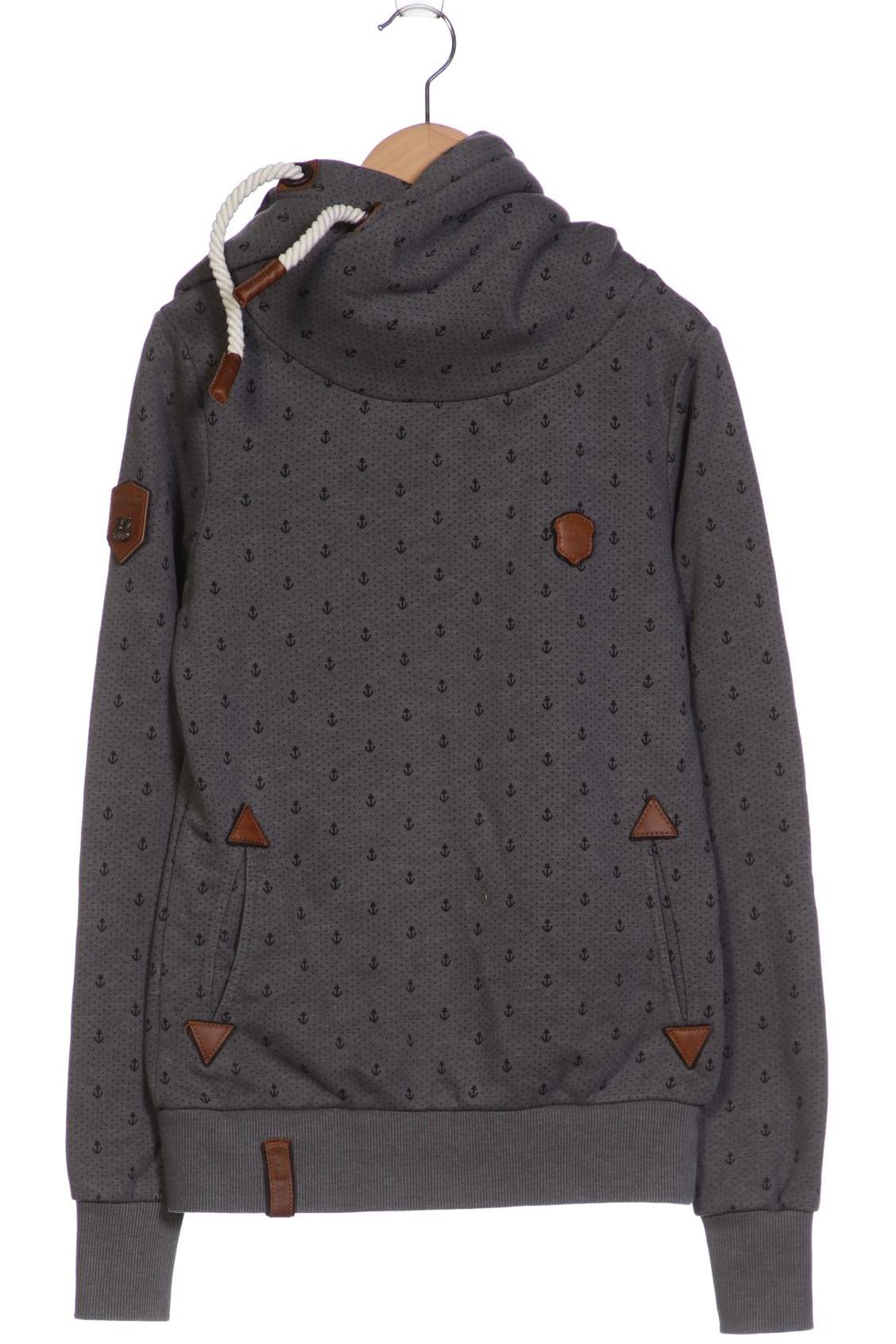 

Naketano Damen Kapuzenpullover, grau, Gr. 36