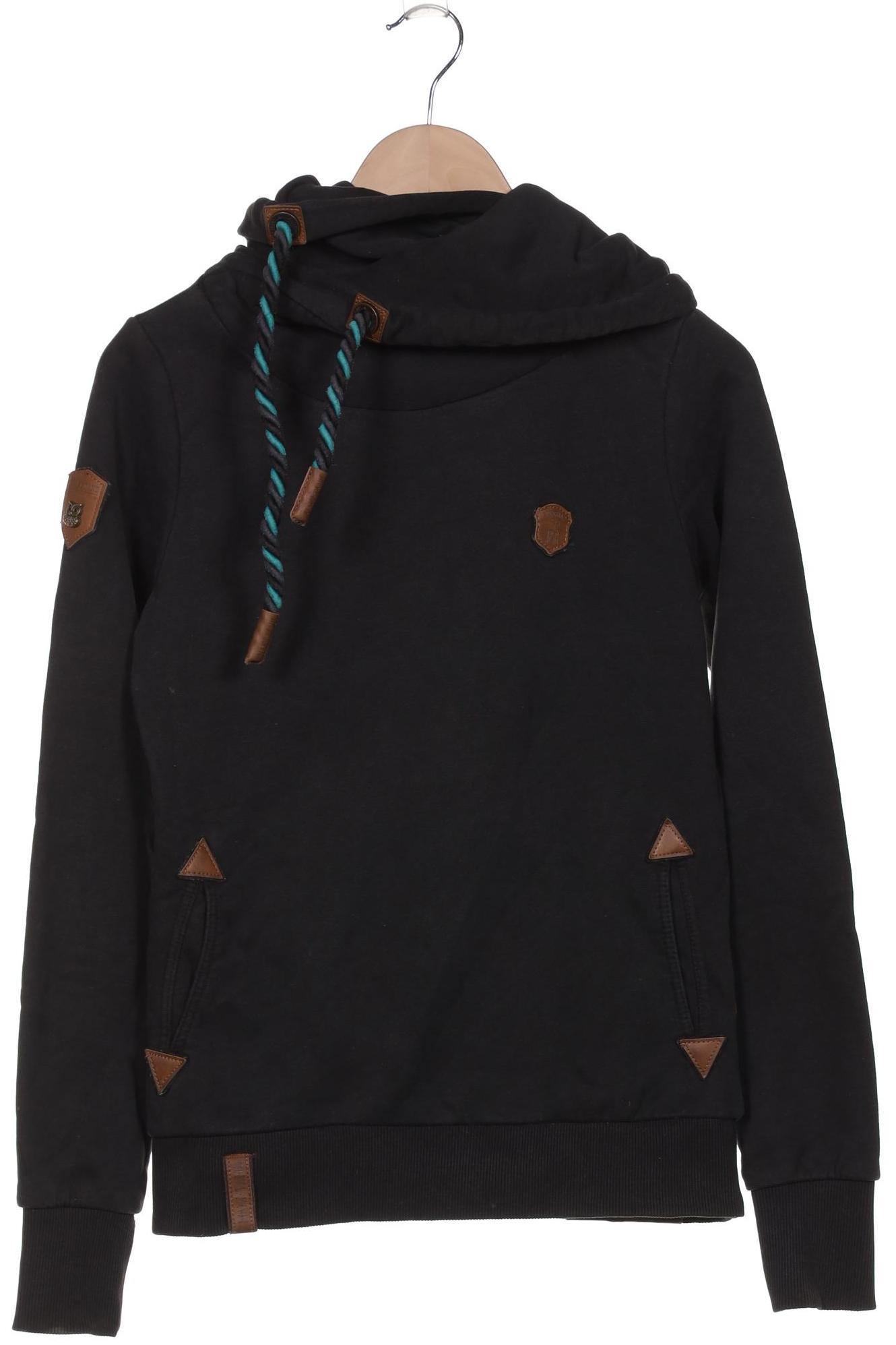 

Naketano Damen Kapuzenpullover, schwarz, Gr. 38