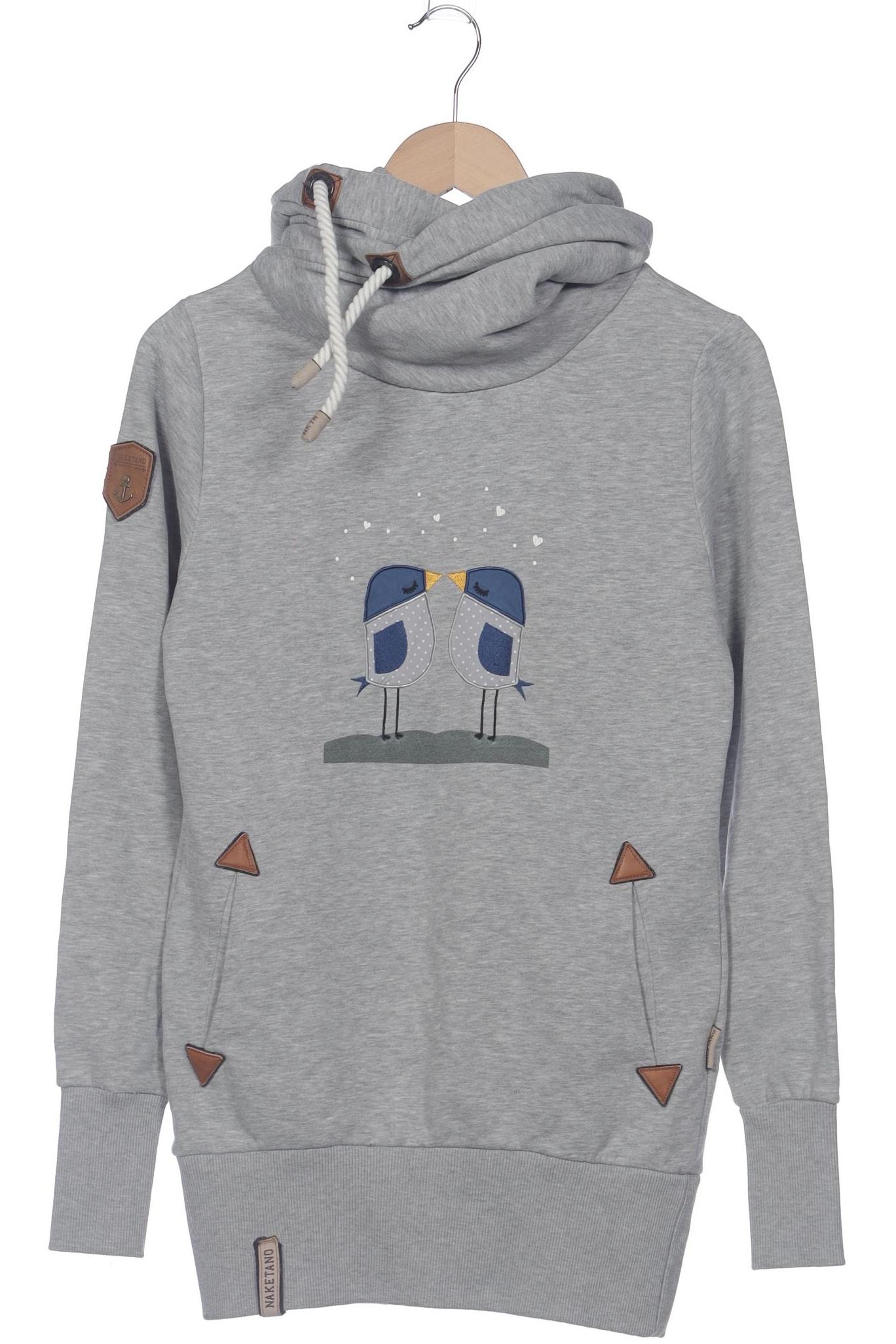 

Naketano Damen Kapuzenpullover, grau, Gr. 36