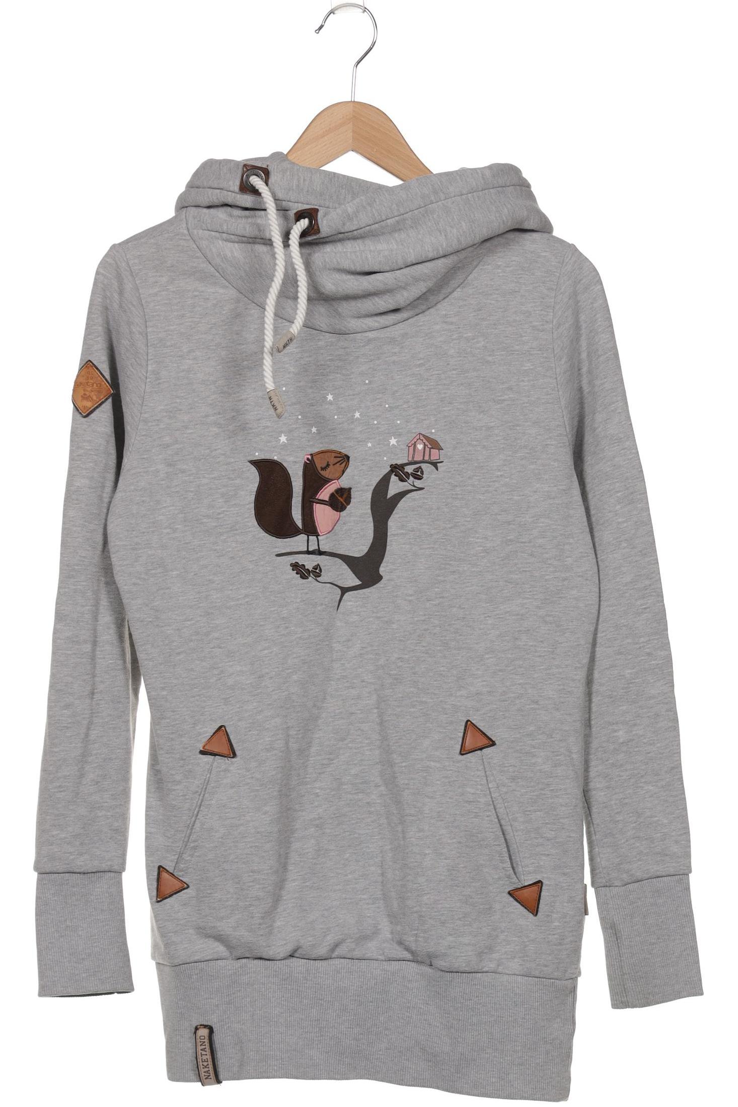 

Naketano Damen Kapuzenpullover, grau, Gr. 42