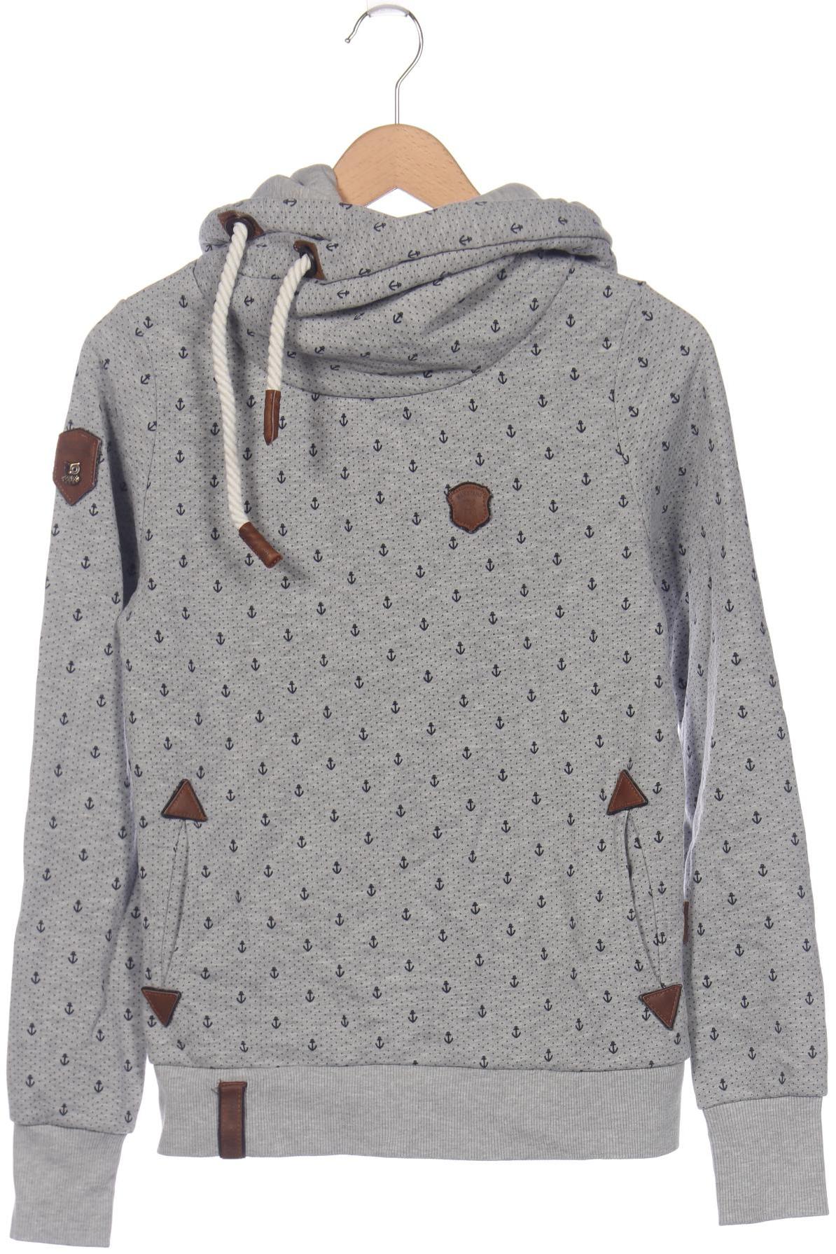 

Naketano Damen Kapuzenpullover, grau, Gr. 38