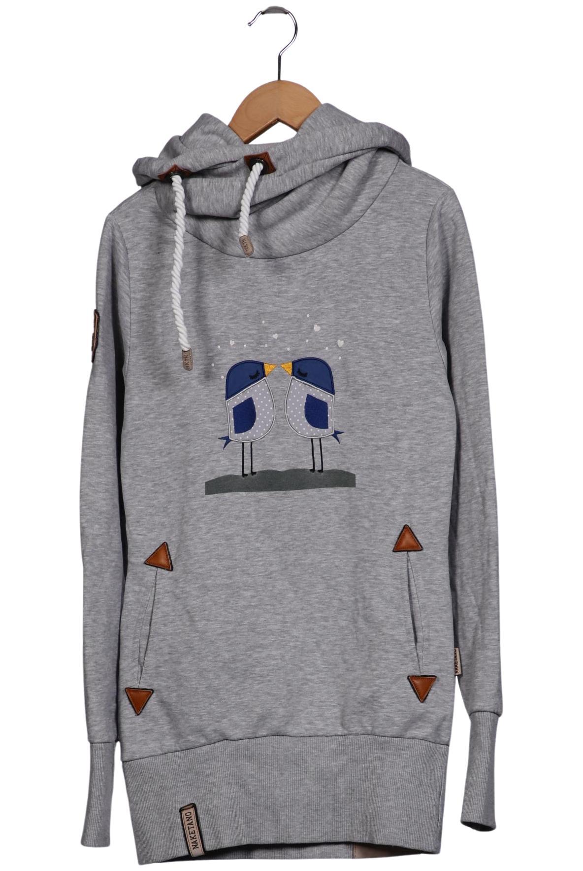 

Naketano Damen Kapuzenpullover, grau, Gr. 36