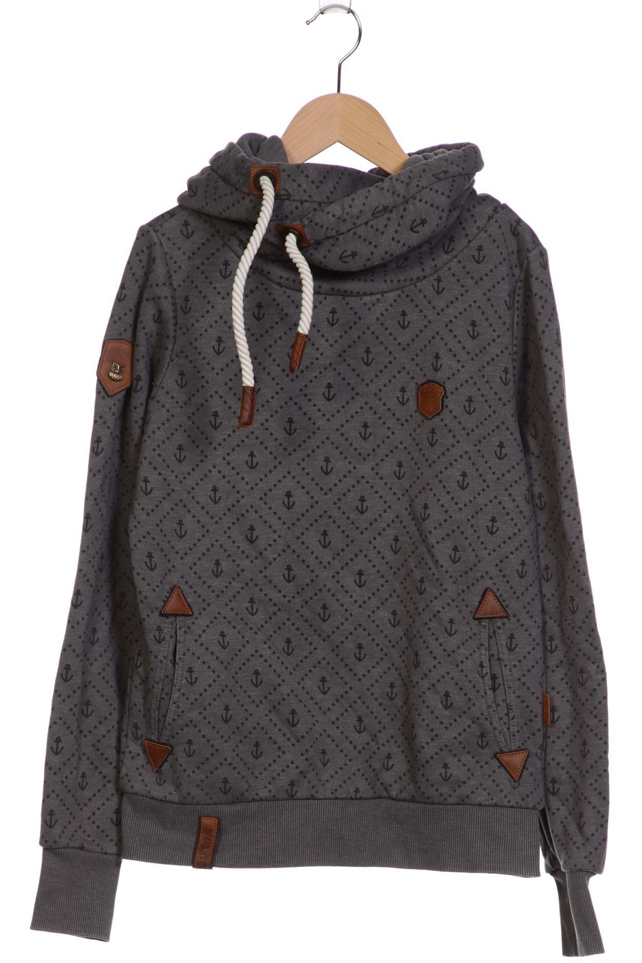 

Naketano Damen Kapuzenpullover, grau, Gr. 38