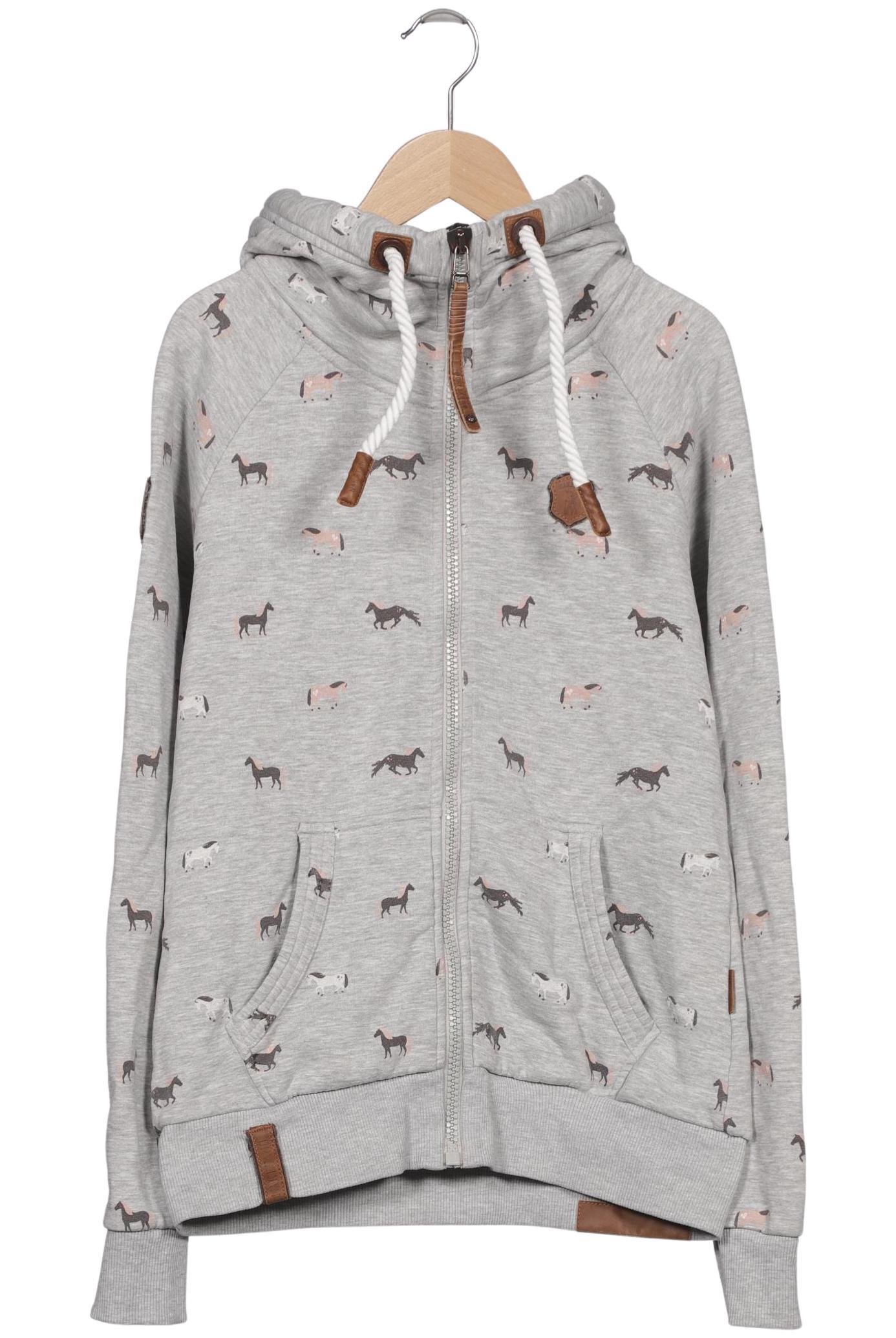 

Naketano Damen Kapuzenpullover, grau, Gr. 38