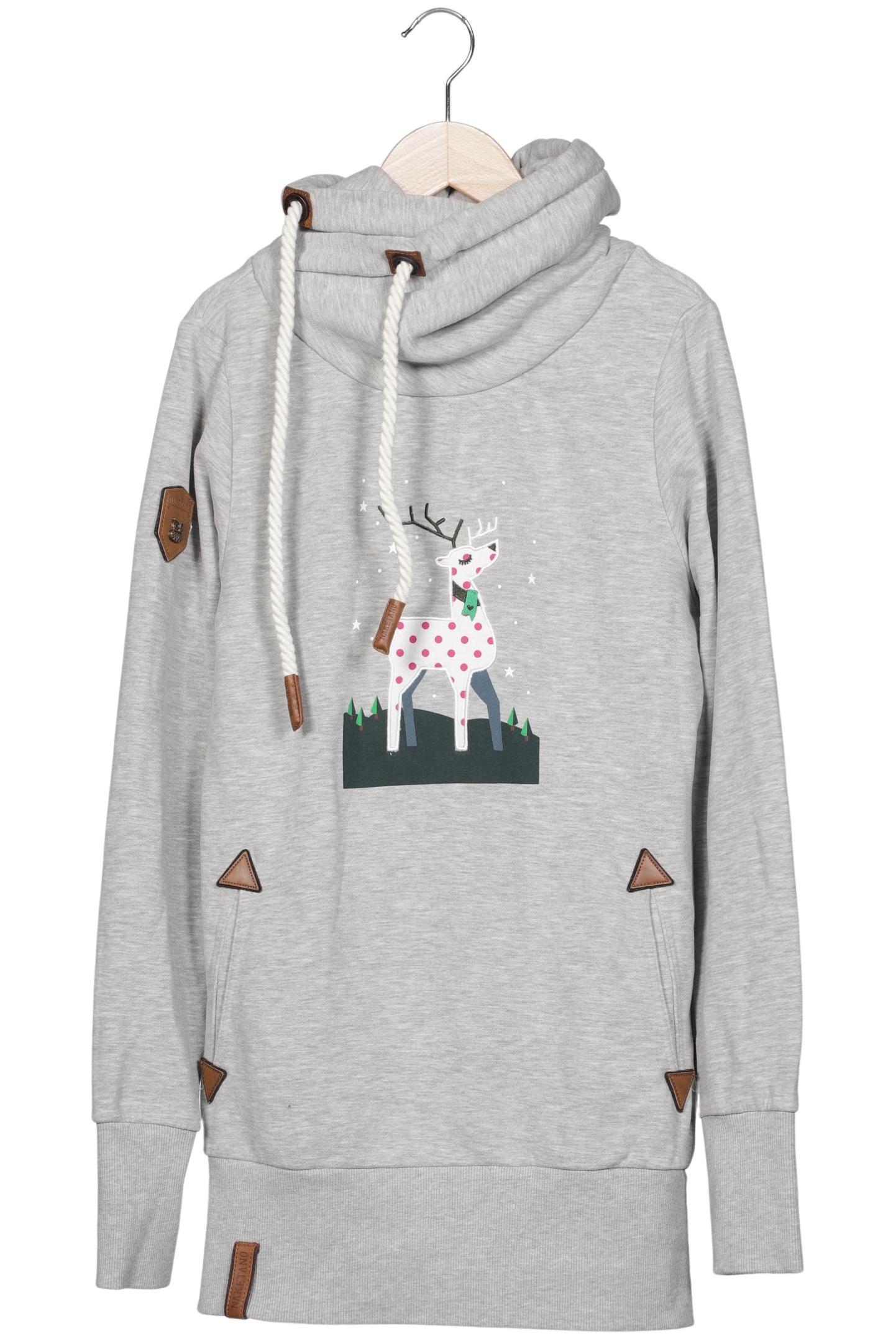 

Naketano Damen Kapuzenpullover, grau, Gr. 42