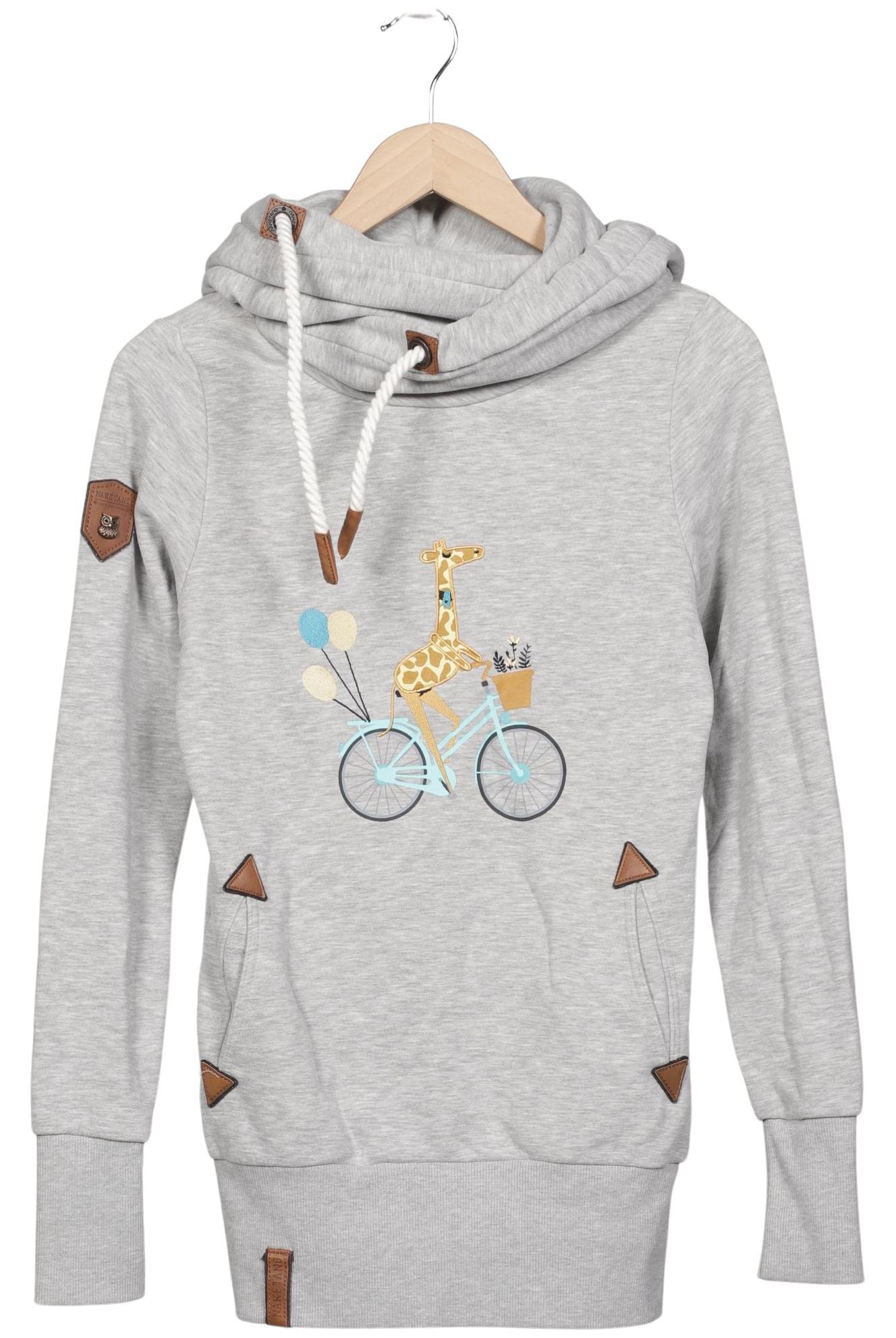 

Naketano Damen Kapuzenpullover, grau, Gr. 36