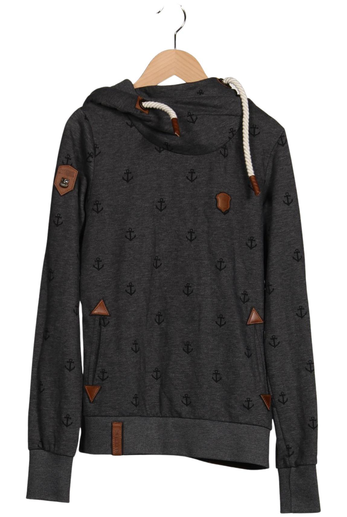 

Naketano Damen Kapuzenpullover, grau, Gr. 36