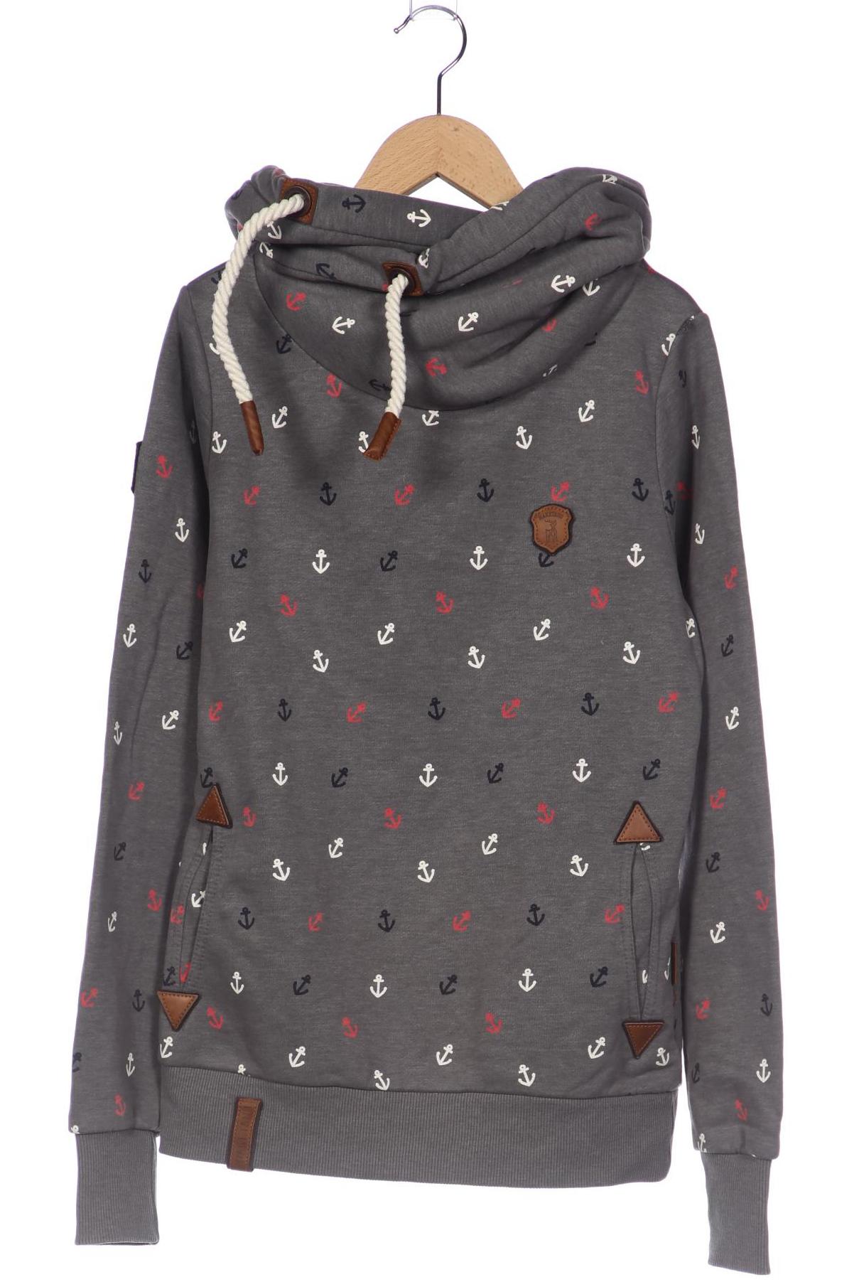 

Naketano Damen Kapuzenpullover, grau, Gr. 38