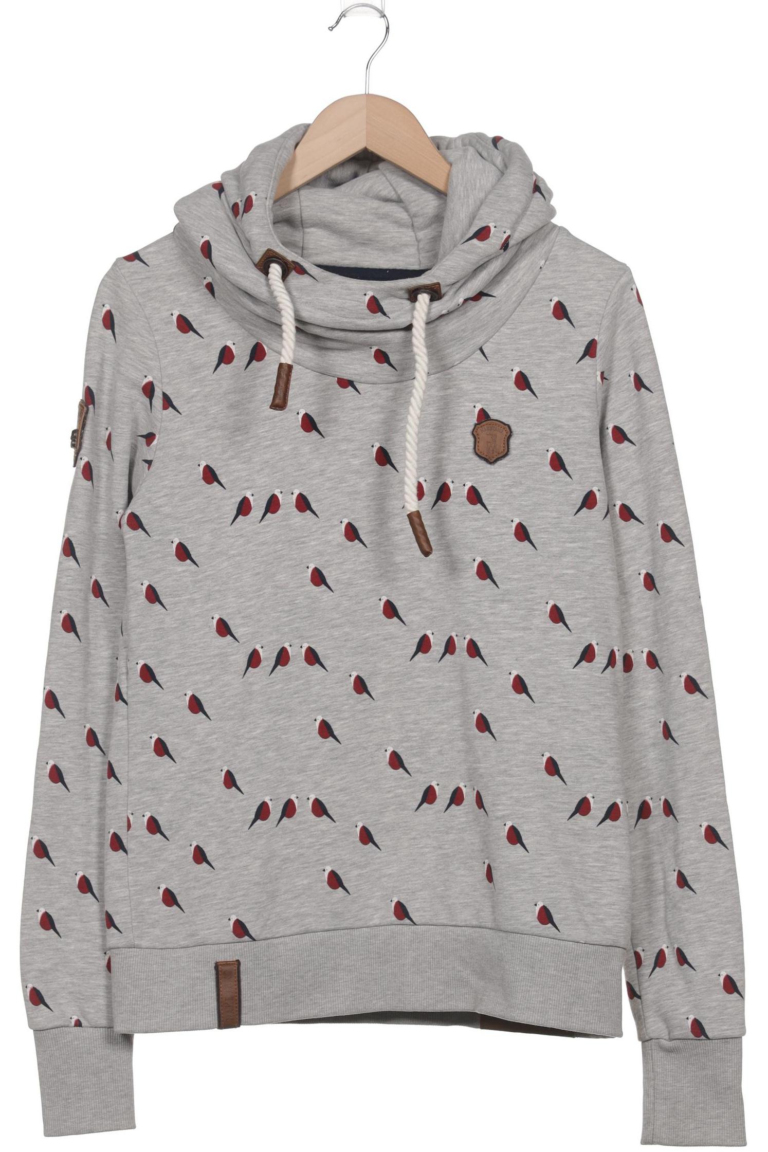 

Naketano Damen Kapuzenpullover, grau, Gr. 42