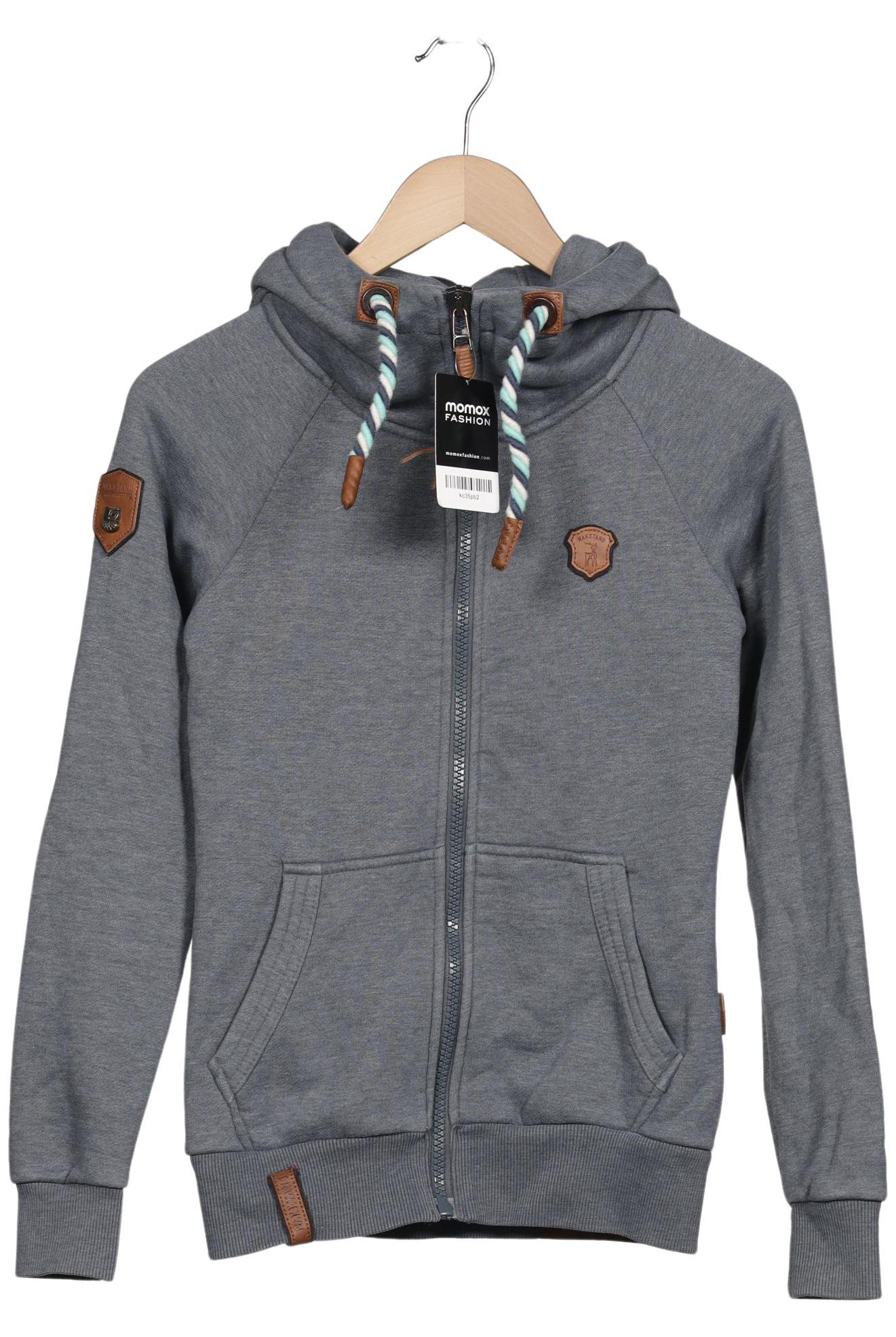 

Naketano Damen Kapuzenpullover, grau, Gr. 34