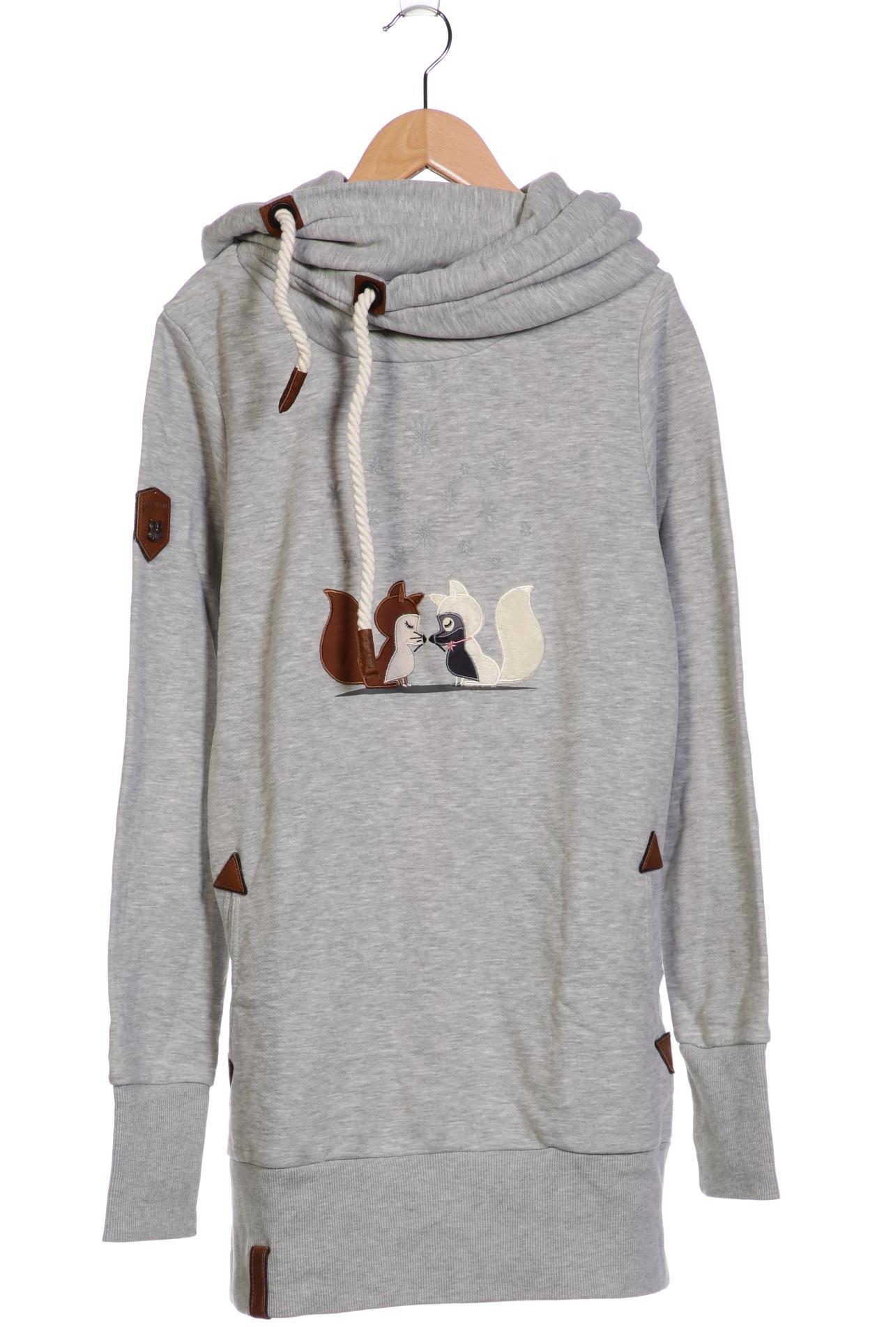 

Naketano Damen Kapuzenpullover, grau, Gr. 44