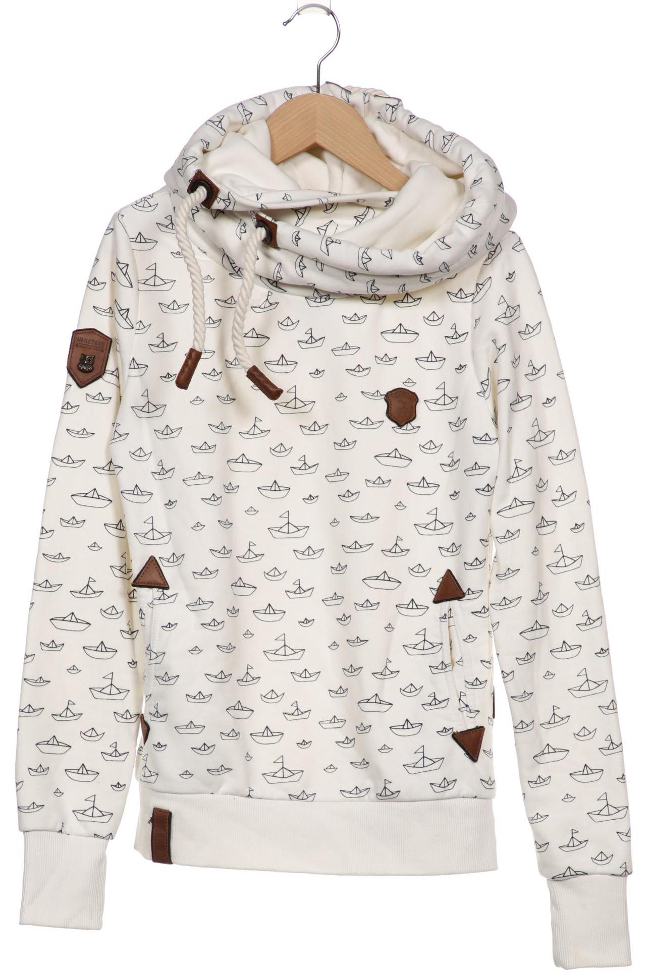 

Naketano Damen Kapuzenpullover, weiß, Gr. 36