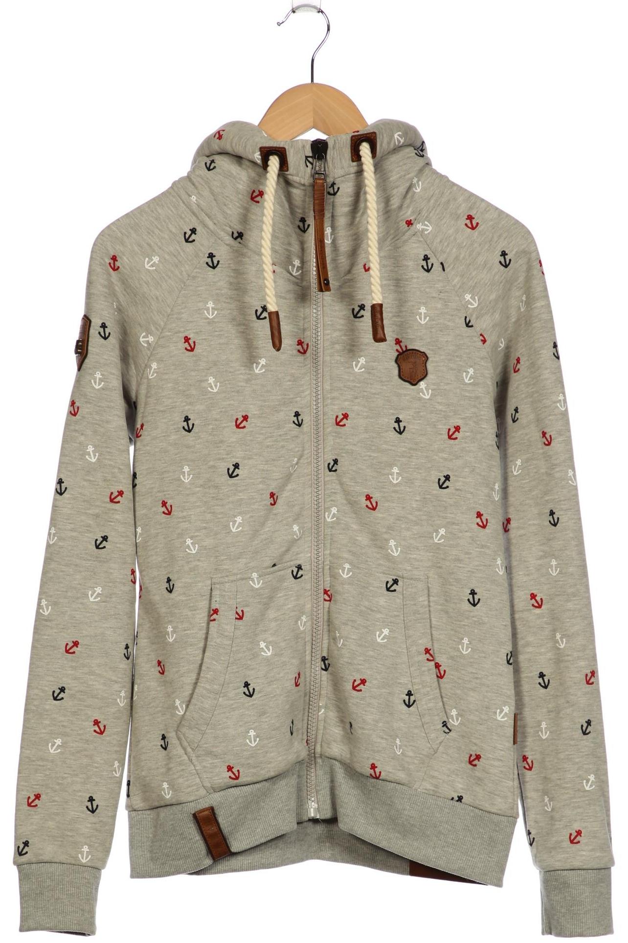 

Naketano Damen Kapuzenpullover, grau, Gr. 42
