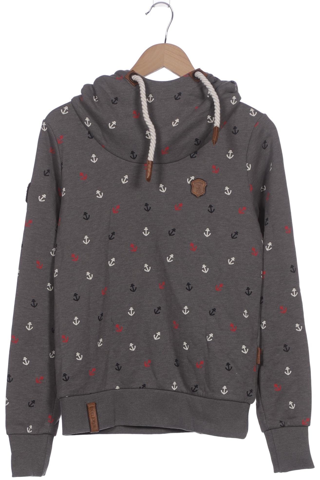 

Naketano Damen Kapuzenpullover, grau, Gr. 38